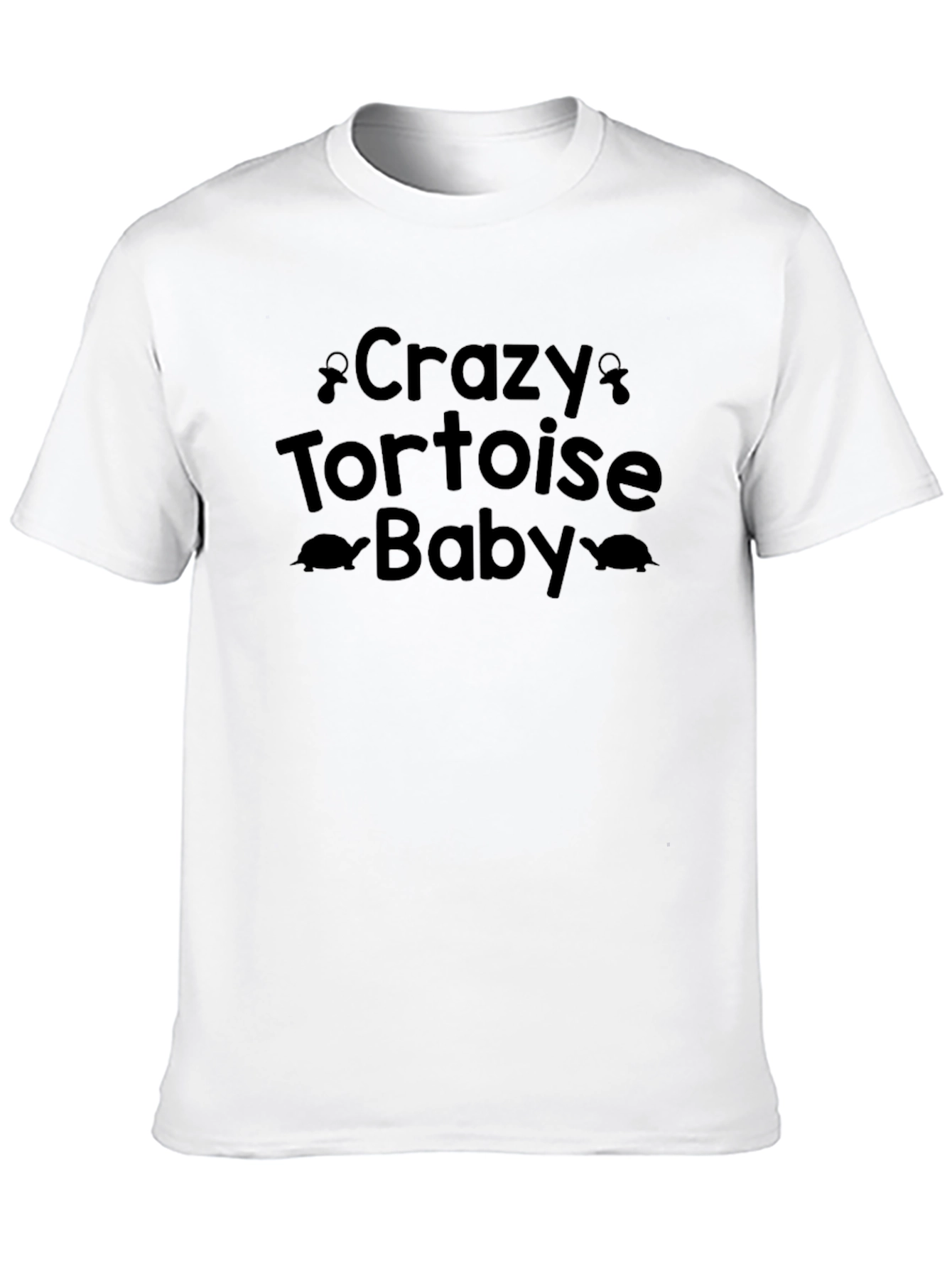 Crazy Tortoise Baby Black T-Shirt