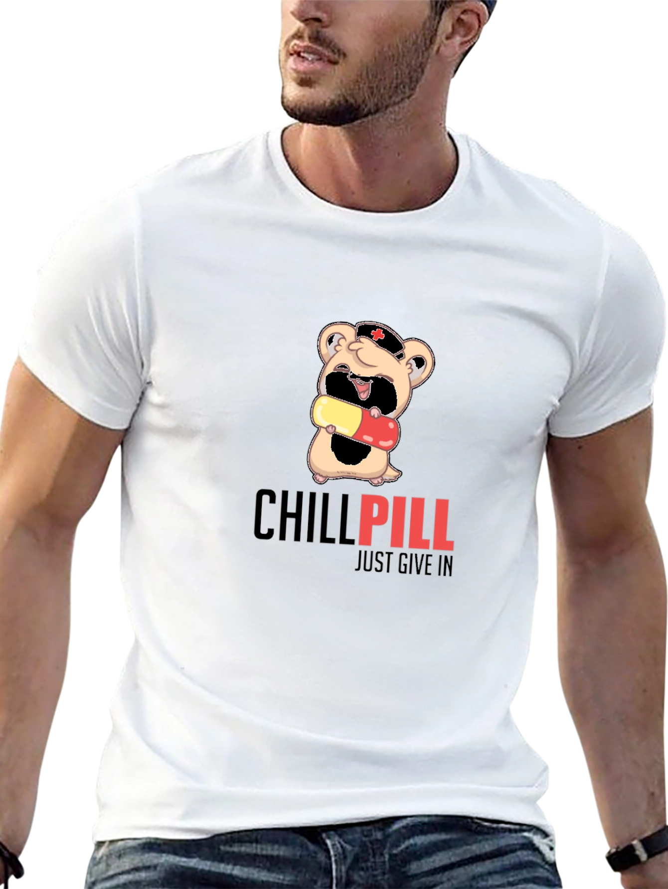 Chill Pill T-Shirt - Humorous Graphic Tee