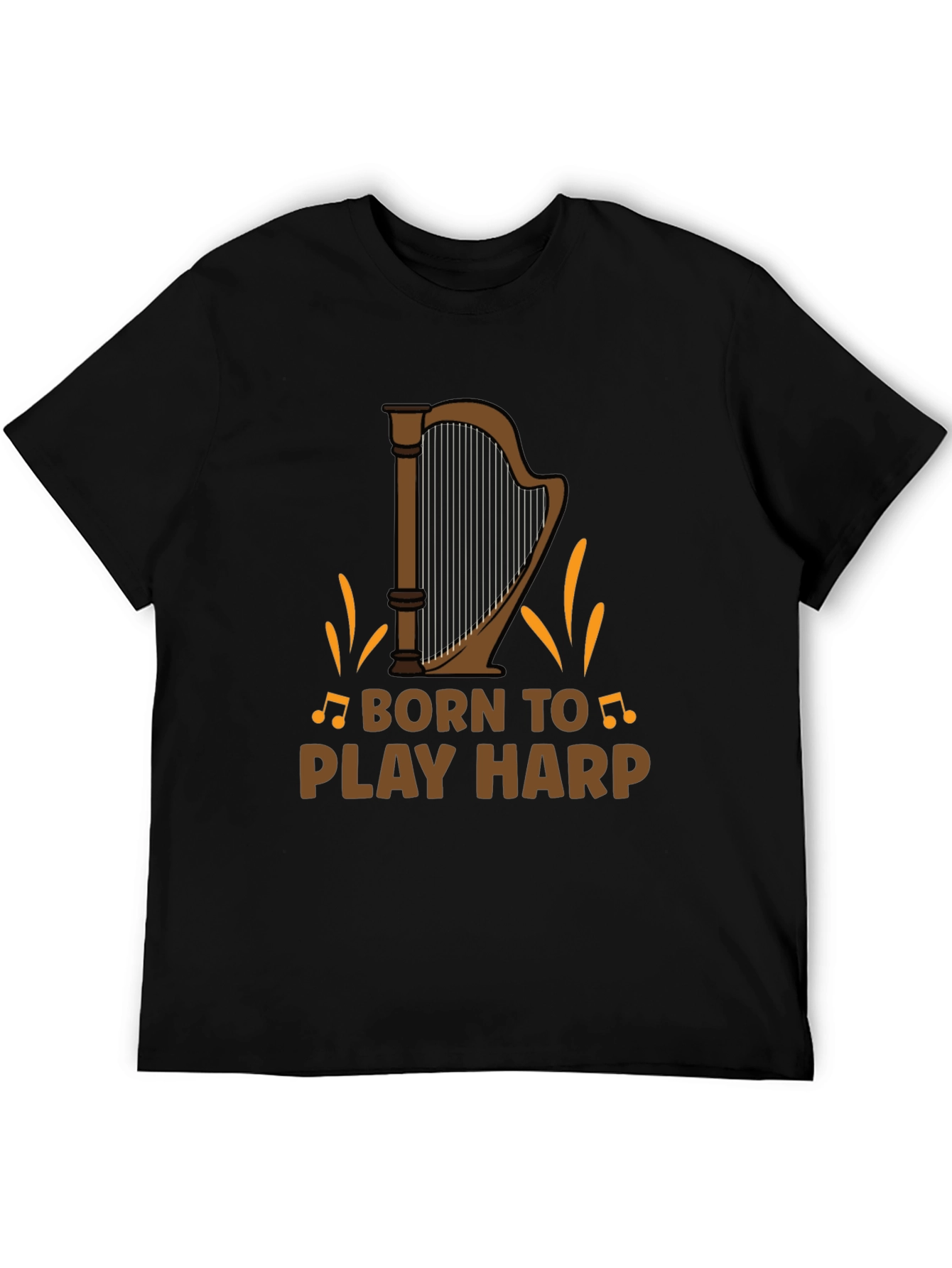 Born to Play Harp Graphic Tee