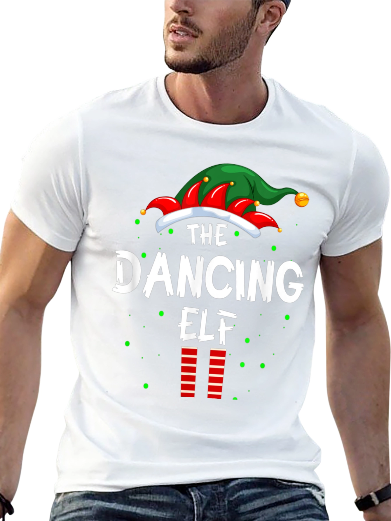Dancing Elf Christmas T-Shirt