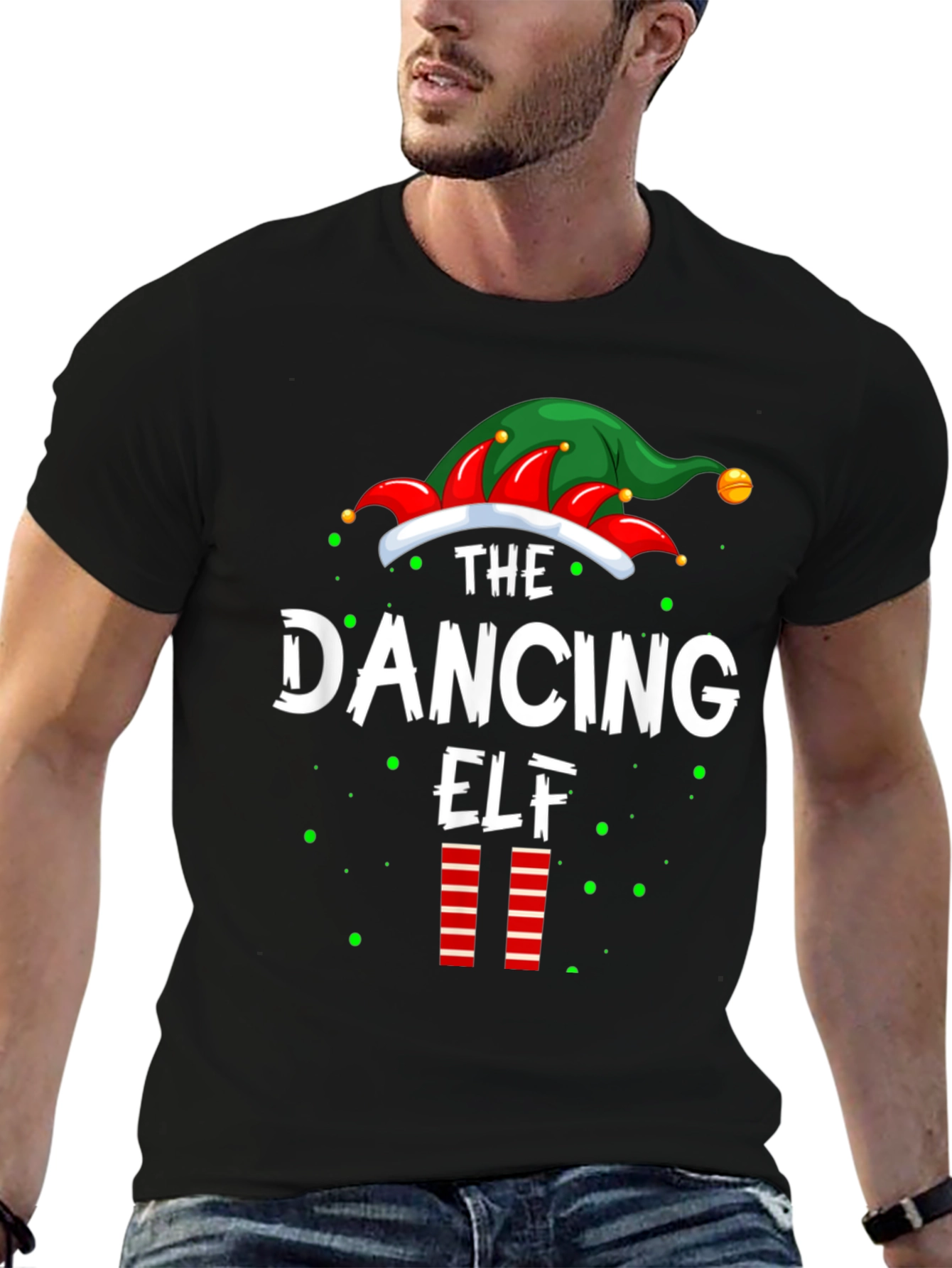 Dancing Elf Christmas T-Shirt