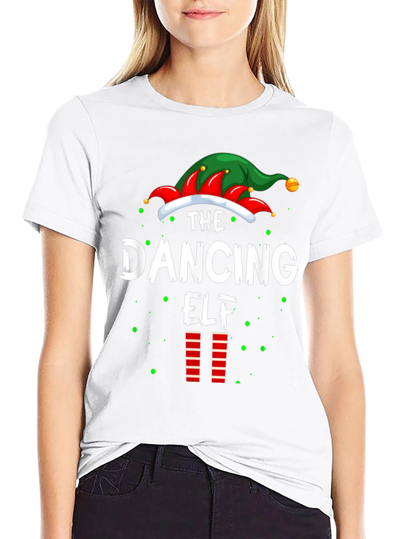 Dancing Elf Christmas T-Shirt