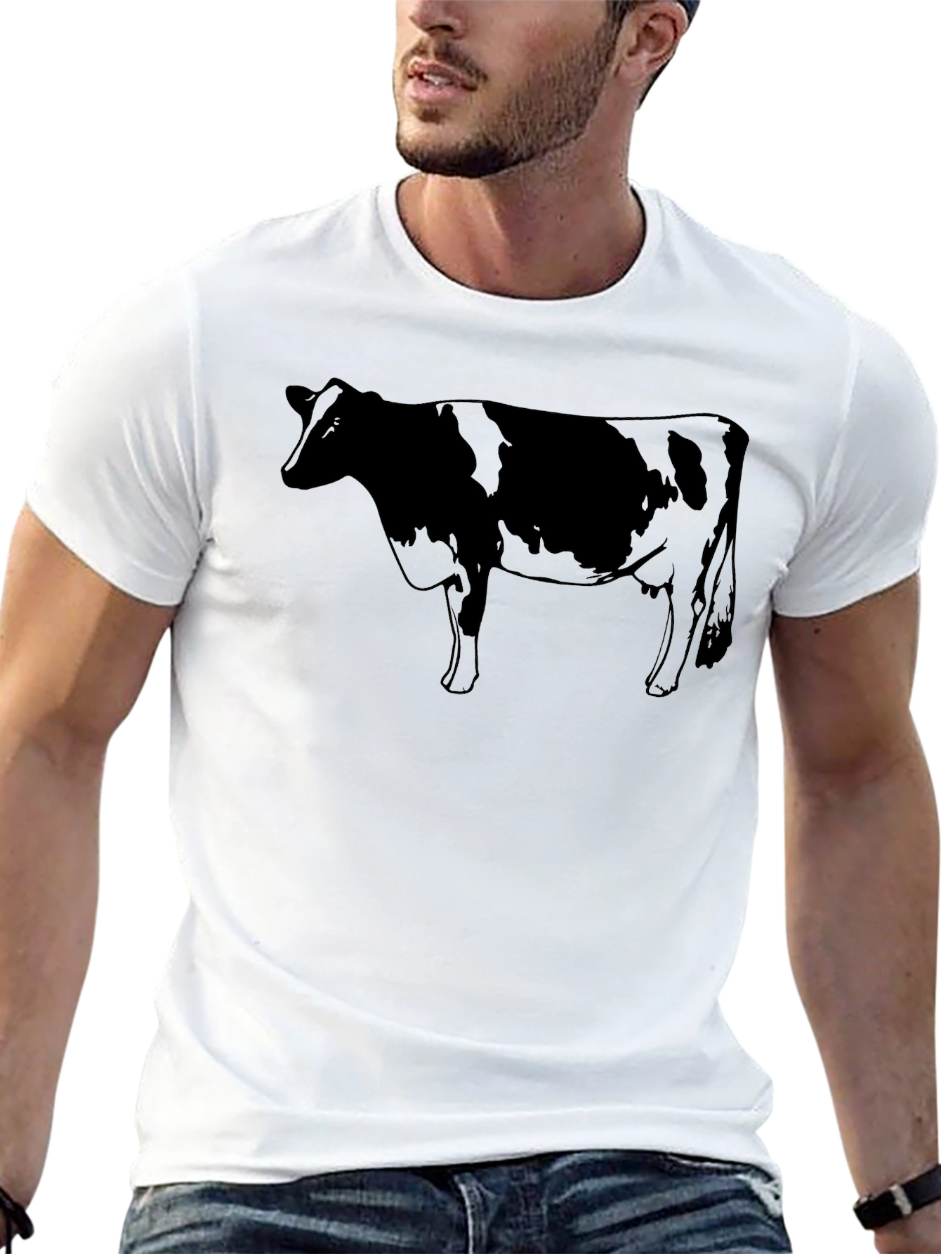 Black Cow Graphic Tee - Classic Fit