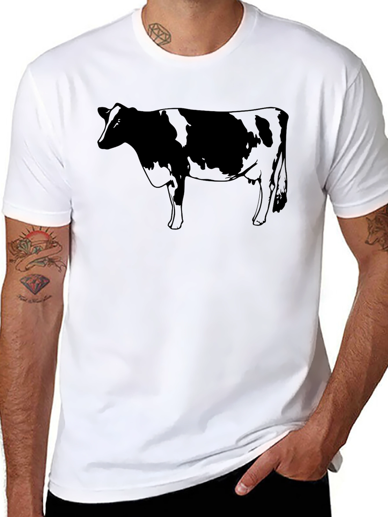Black Cow Graphic Tee - Classic Fit