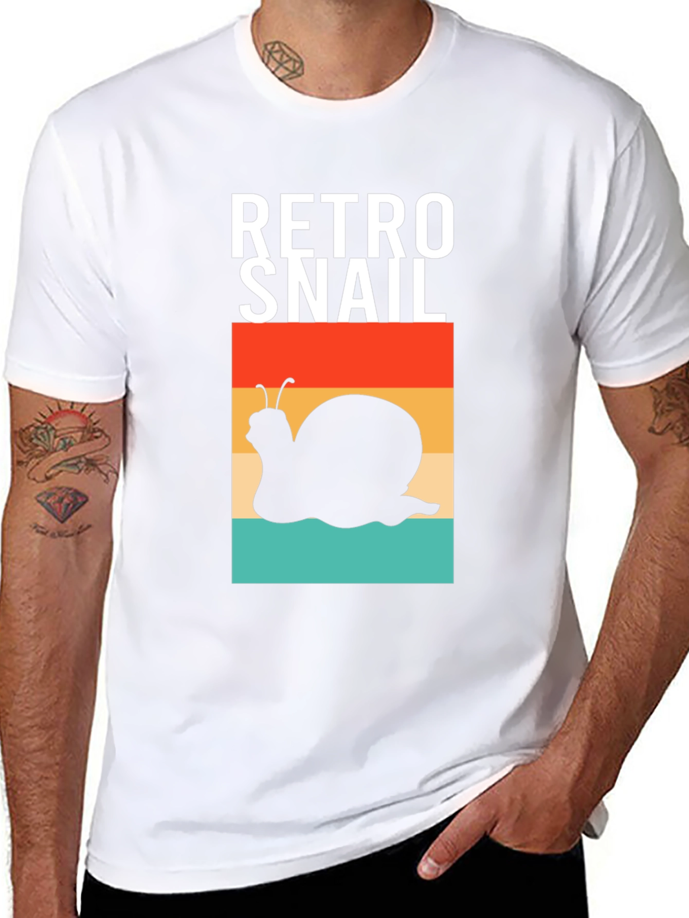Retro Snail Graphic T-Shirt