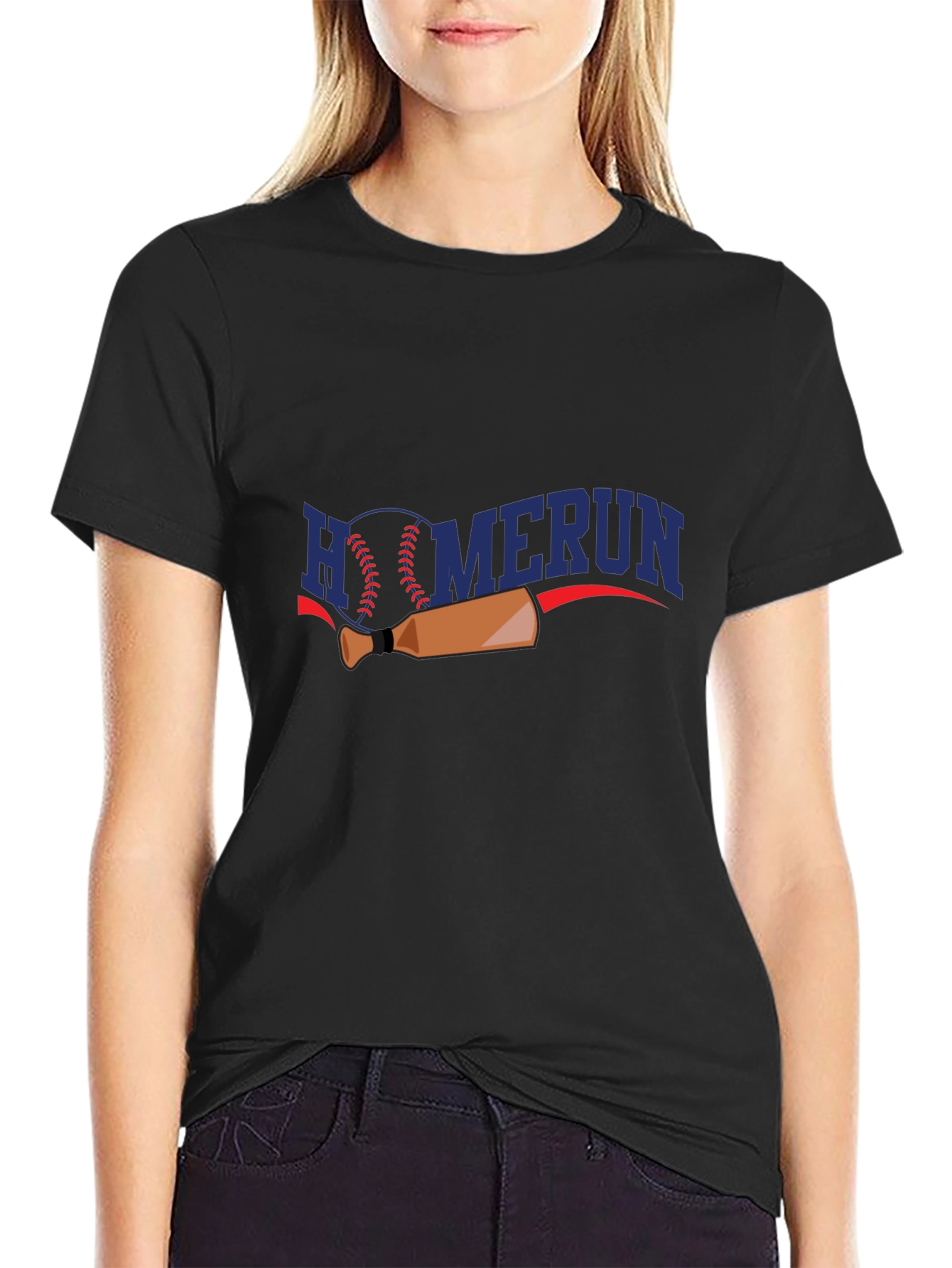 Homerun Baseball Graphic T-Shirt