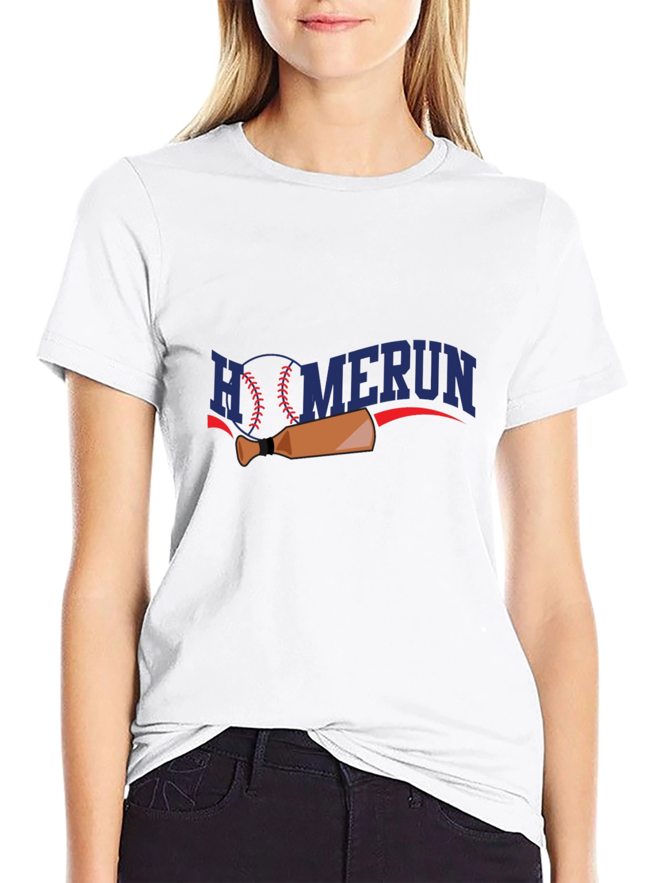 Homerun Baseball Graphic T-Shirt