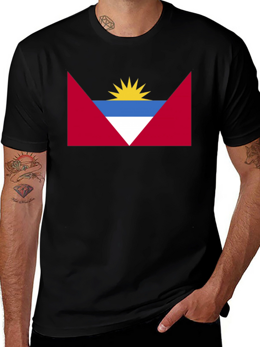 Antigua and Barbuda Flag Graphic T-Shirt