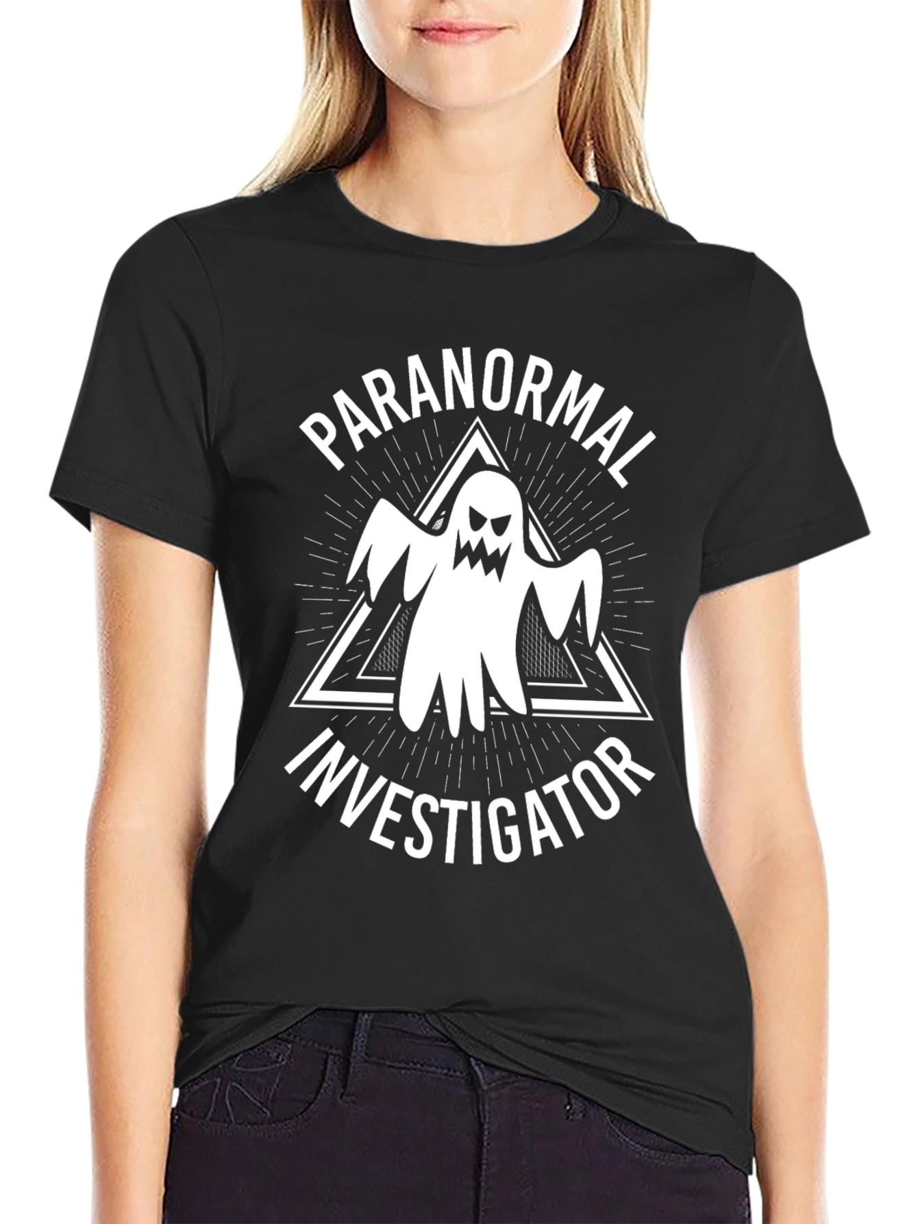 Paranormal Investigator Ghost Graphic T-Shirt