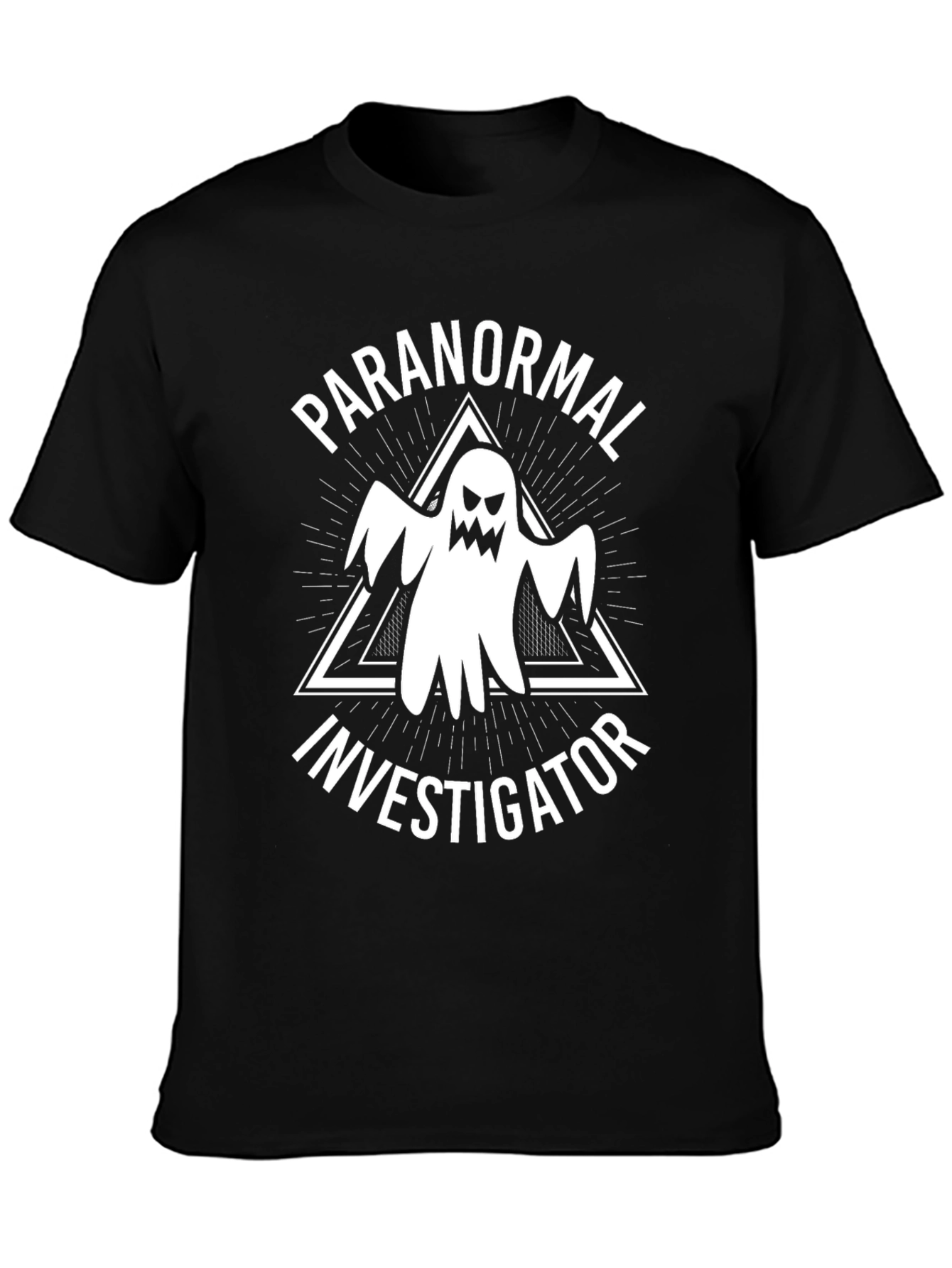 Paranormal Investigator Ghost Graphic T-Shirt