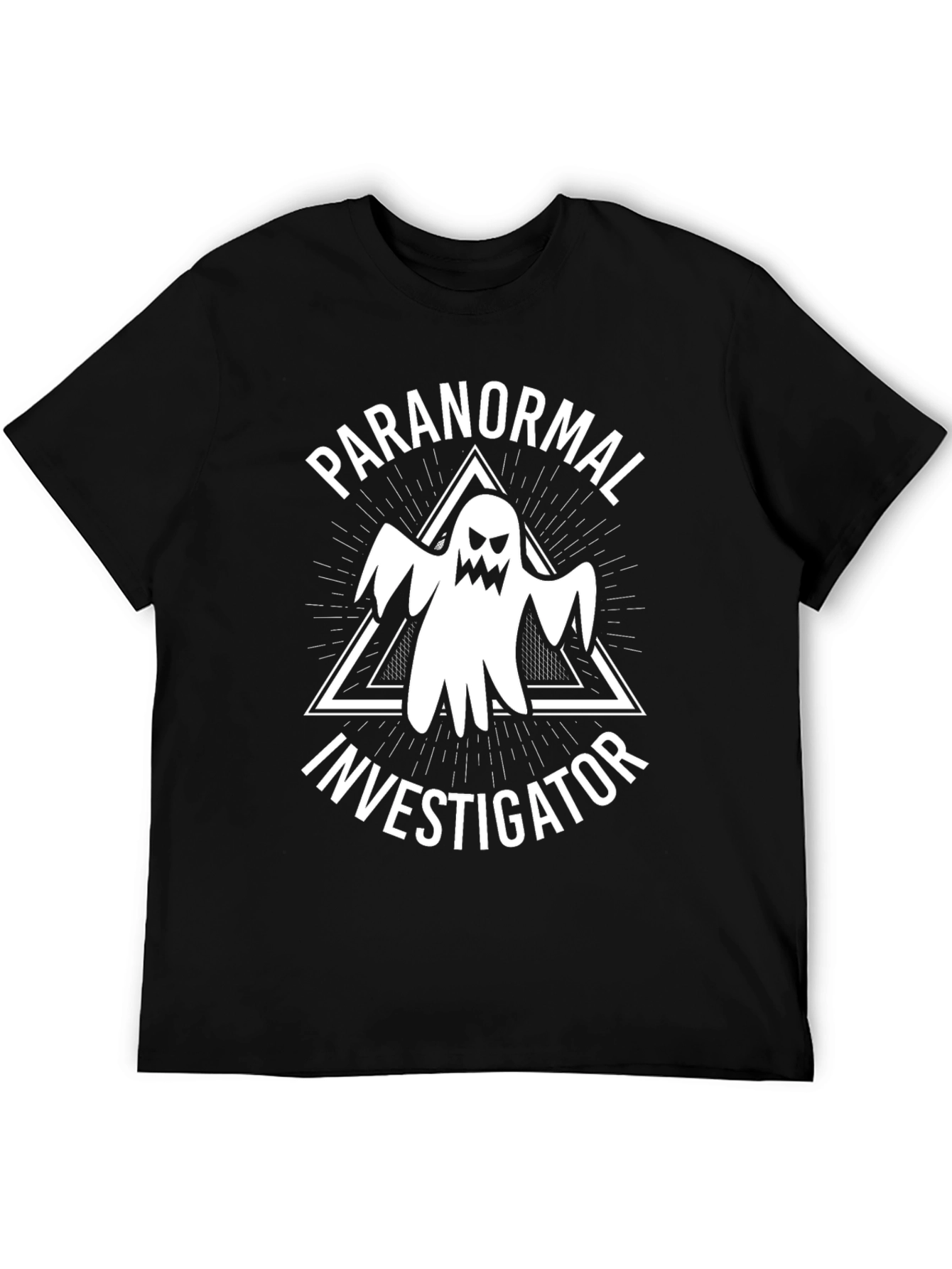 Paranormal Investigator Ghost Graphic T-Shirt