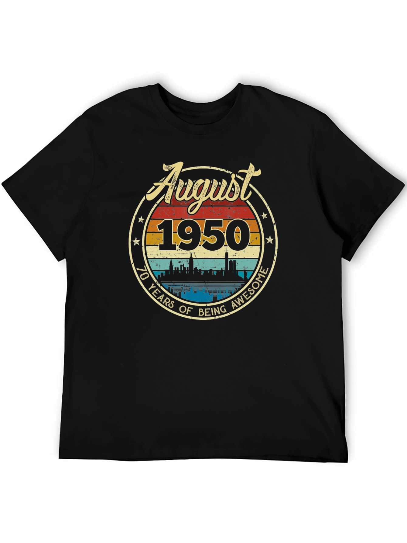 August 1950 70th Birthday T-Shirt