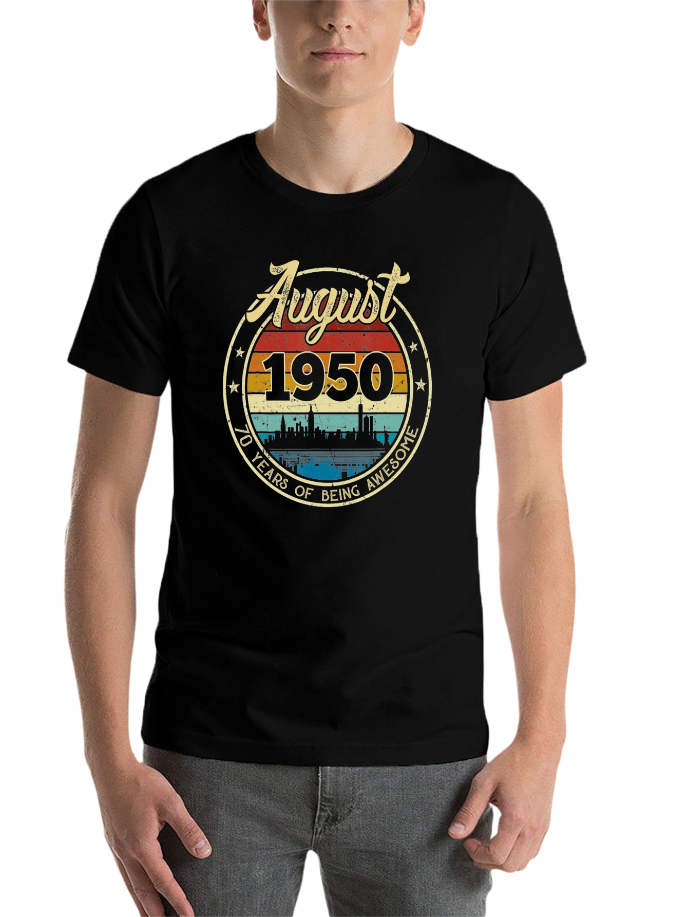 August 1950 70th Birthday T-Shirt