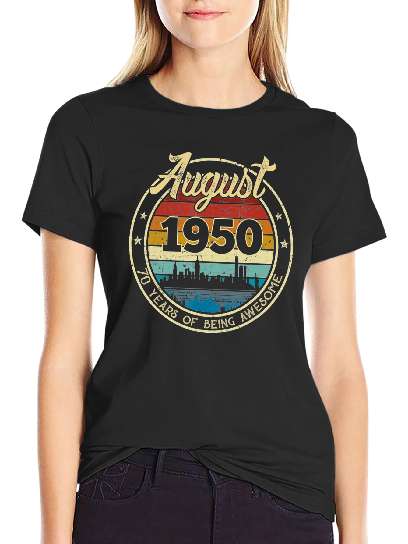 August 1950 70th Birthday T-Shirt