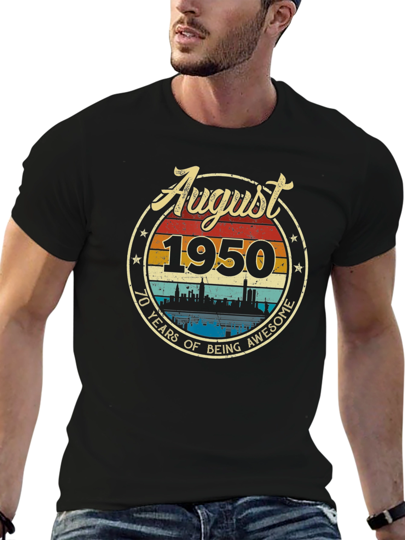 August 1950 70th Birthday T-Shirt
