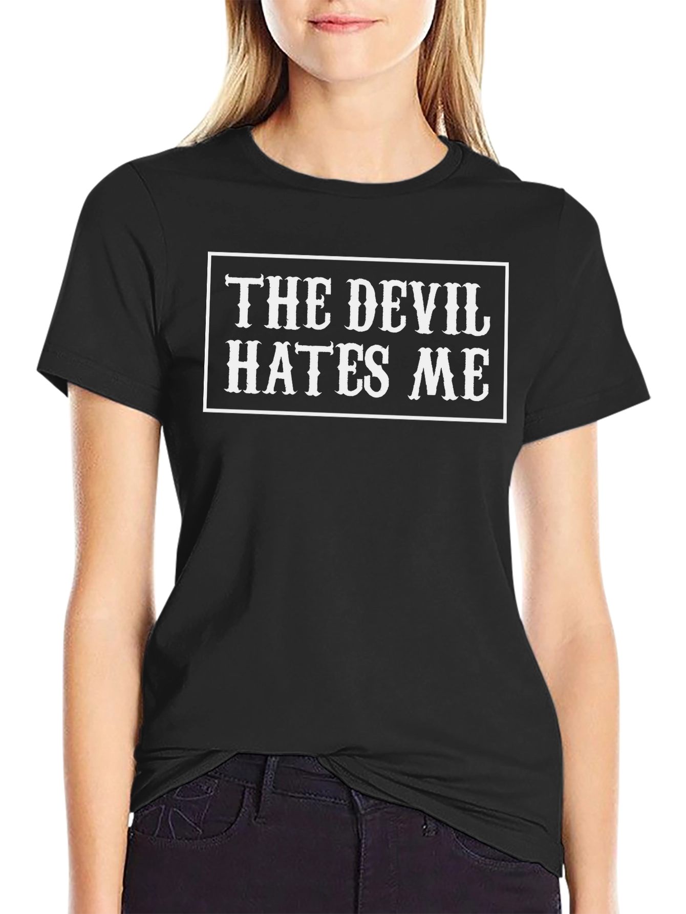 The Devil Hates Me T-Shirt - Bold Graphic Tee