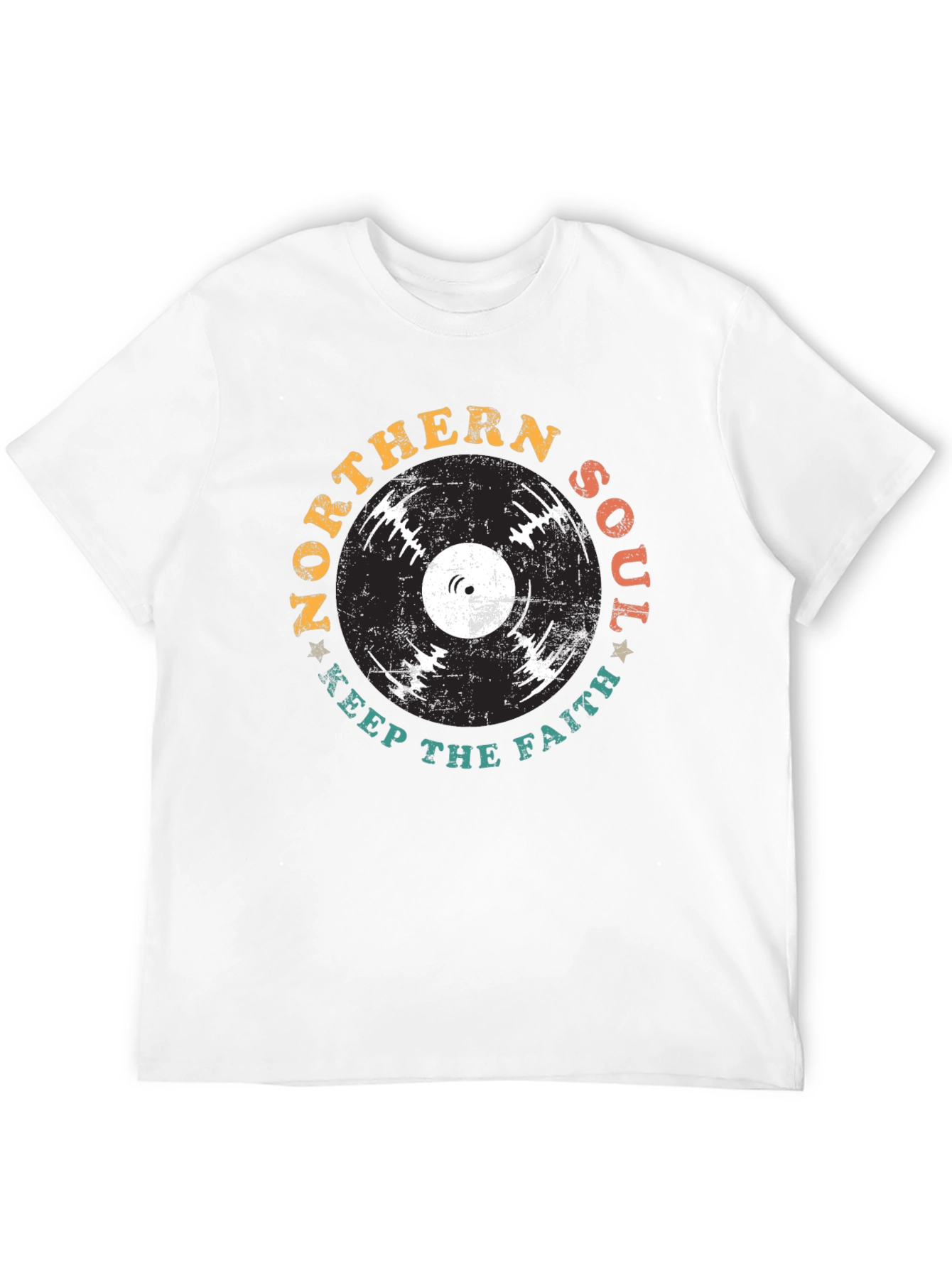 Northern Soul Keep The Faith Retro Style T-Shirt