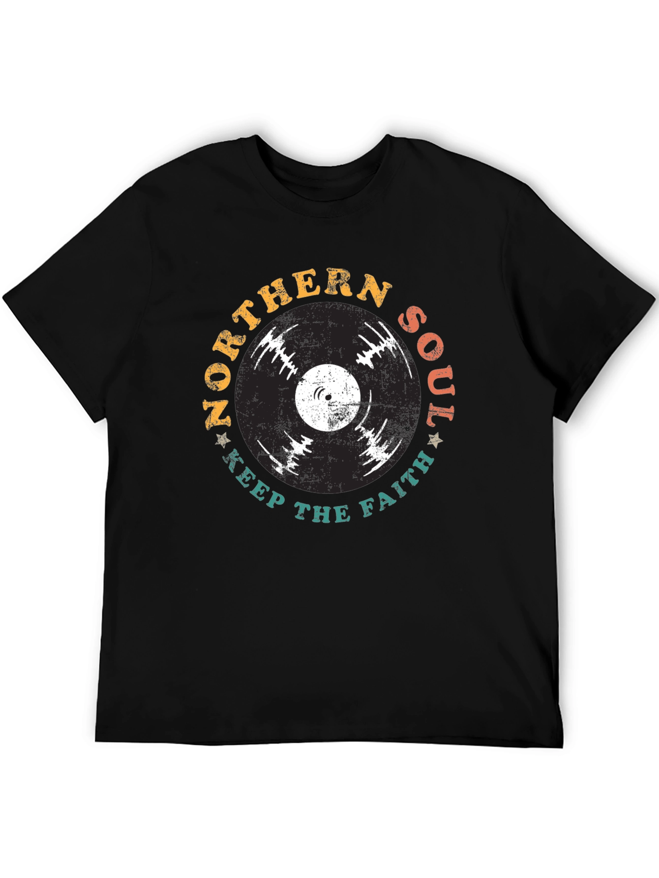 Northern Soul Keep The Faith Retro Style T-Shirt