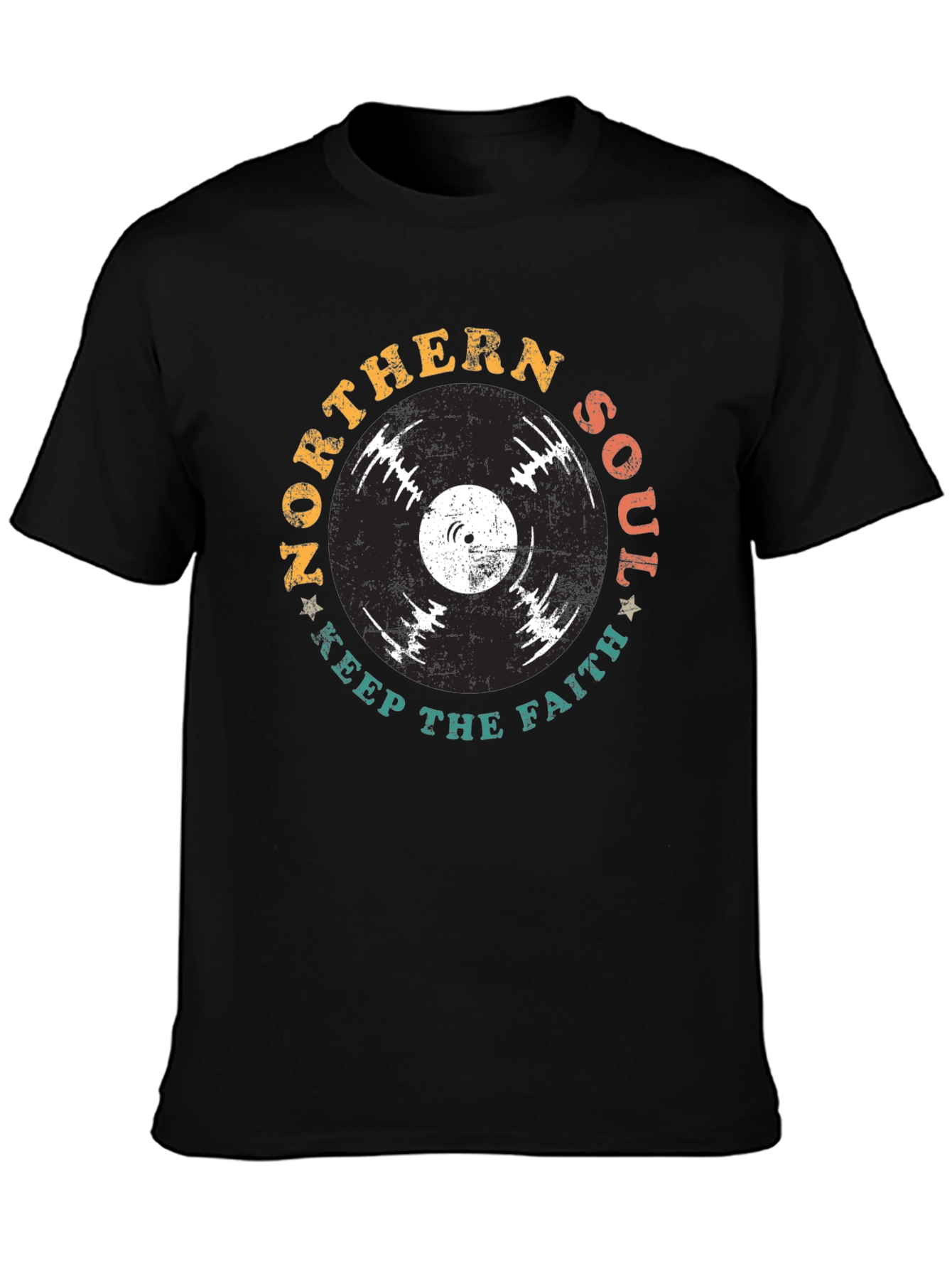 Northern Soul Keep The Faith Retro Style T-Shirt