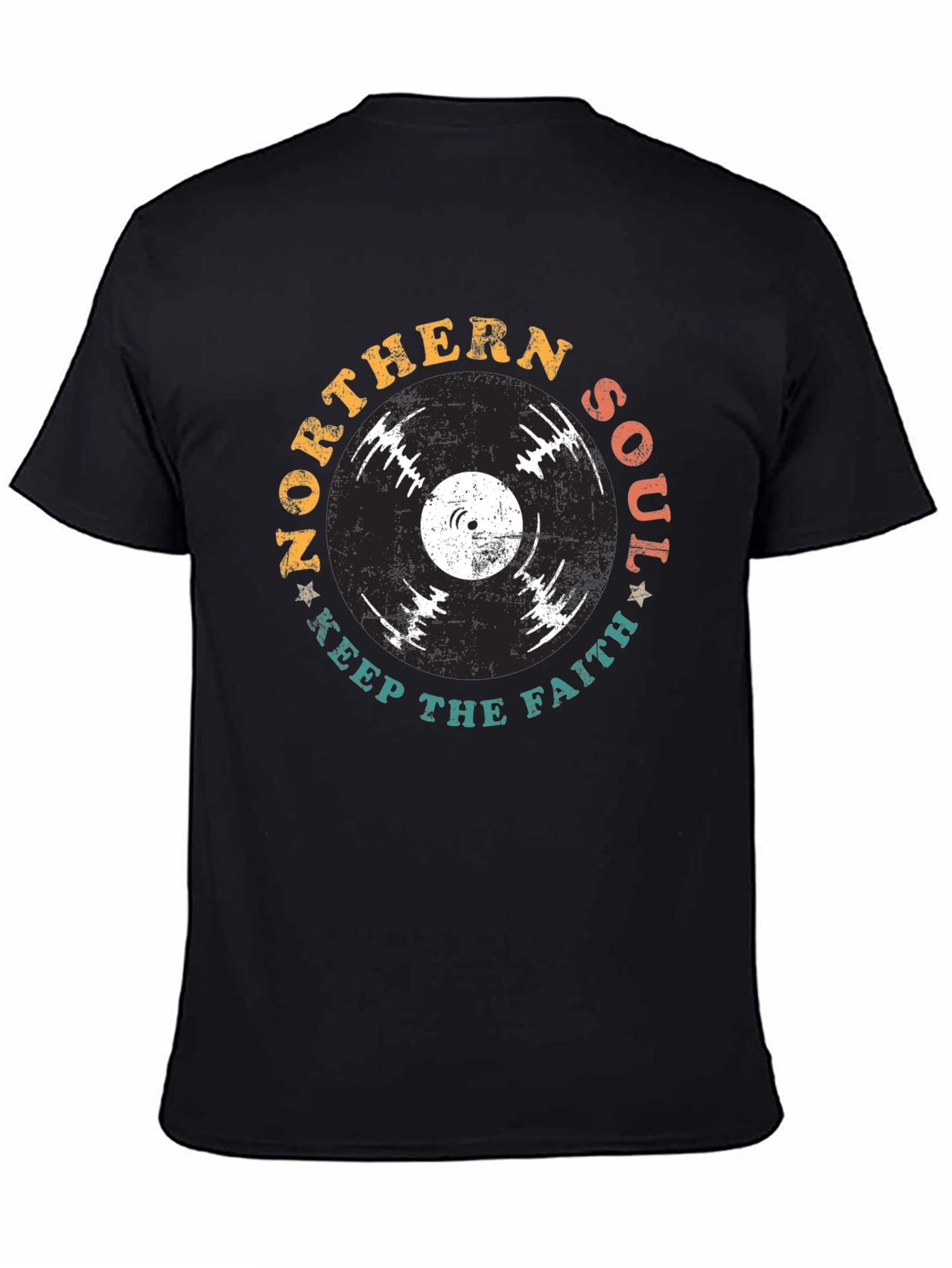 Northern Soul Keep The Faith Retro Style T-Shirt