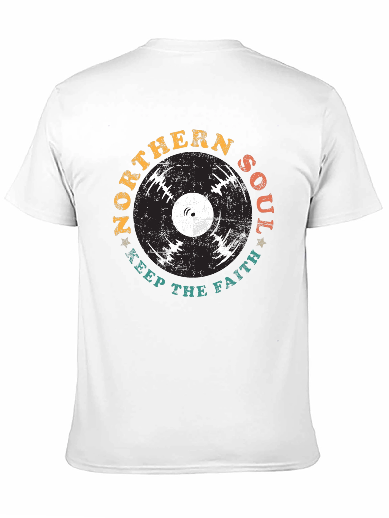 Northern Soul Keep The Faith Retro Style T-Shirt