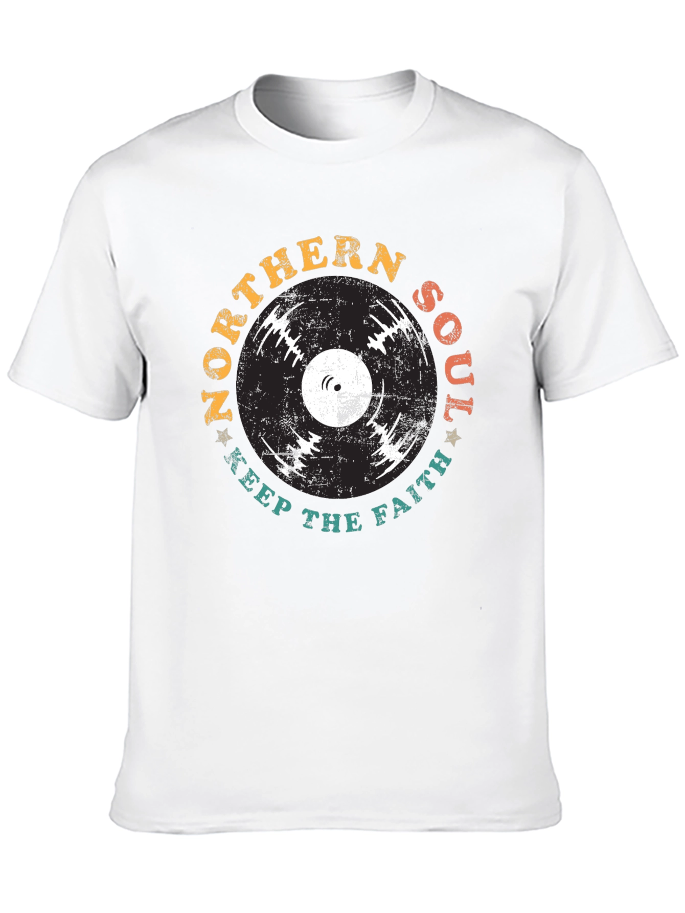 Northern Soul Keep The Faith Retro Style T-Shirt