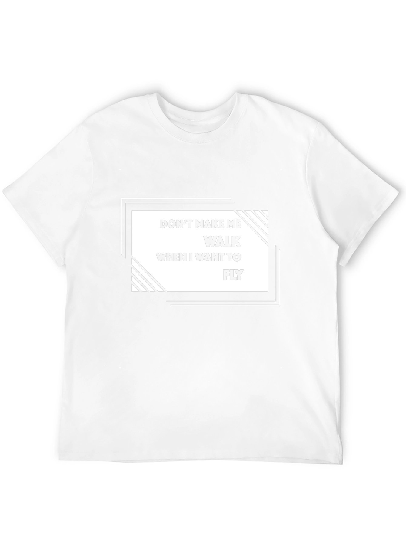 Fly High: Graphic Print Mens Black T-Shirt