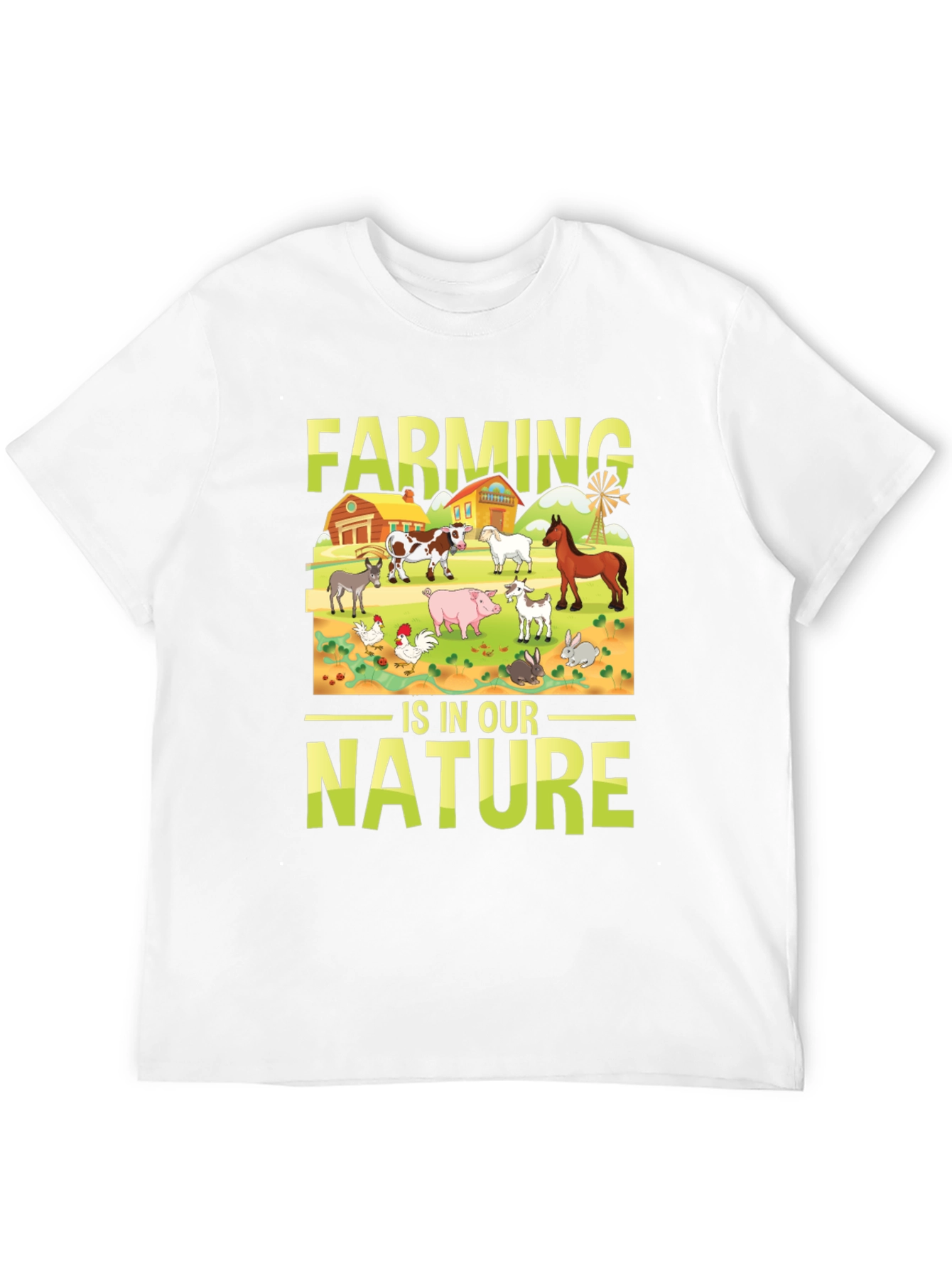 Farming is in Our Nature Graphic T-Shirt