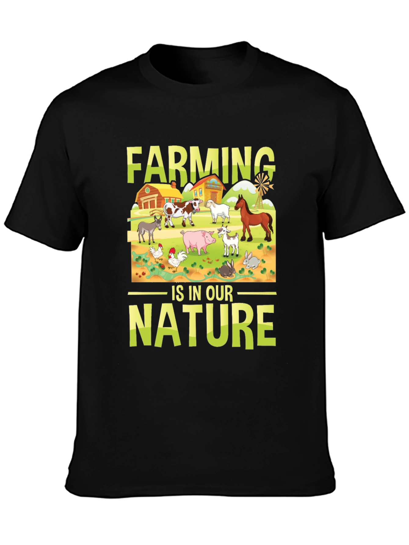 Farming is in Our Nature Graphic T-Shirt