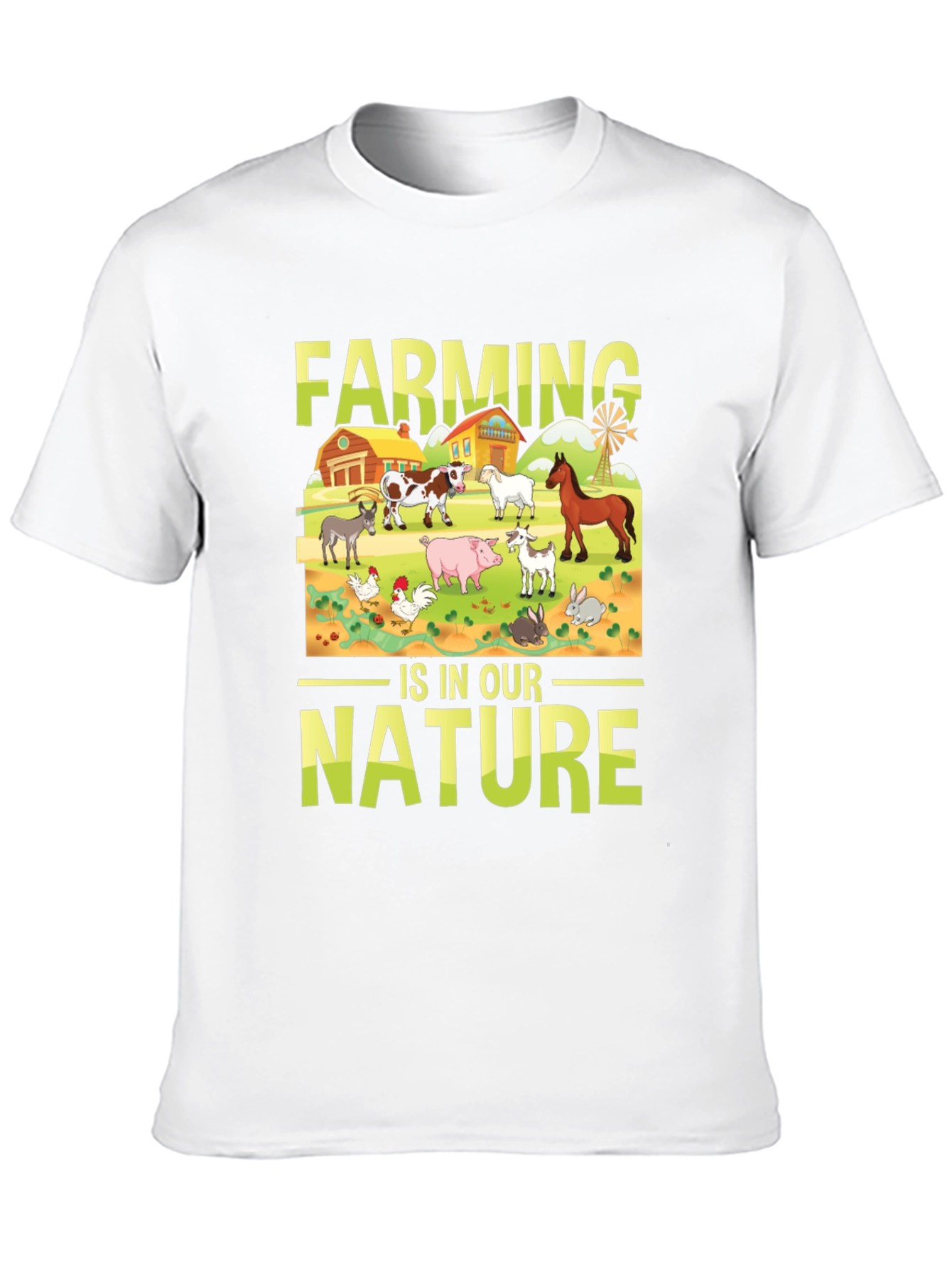 Farming is in Our Nature Graphic T-Shirt