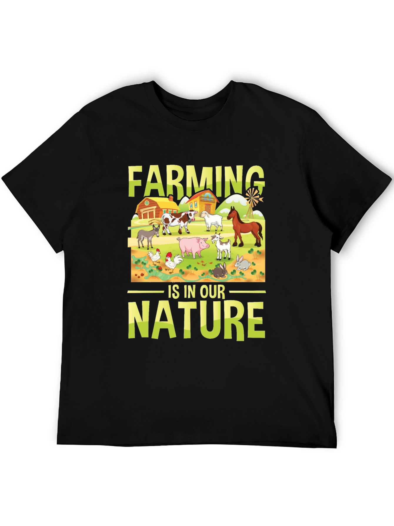 Farming is in Our Nature Graphic T-Shirt