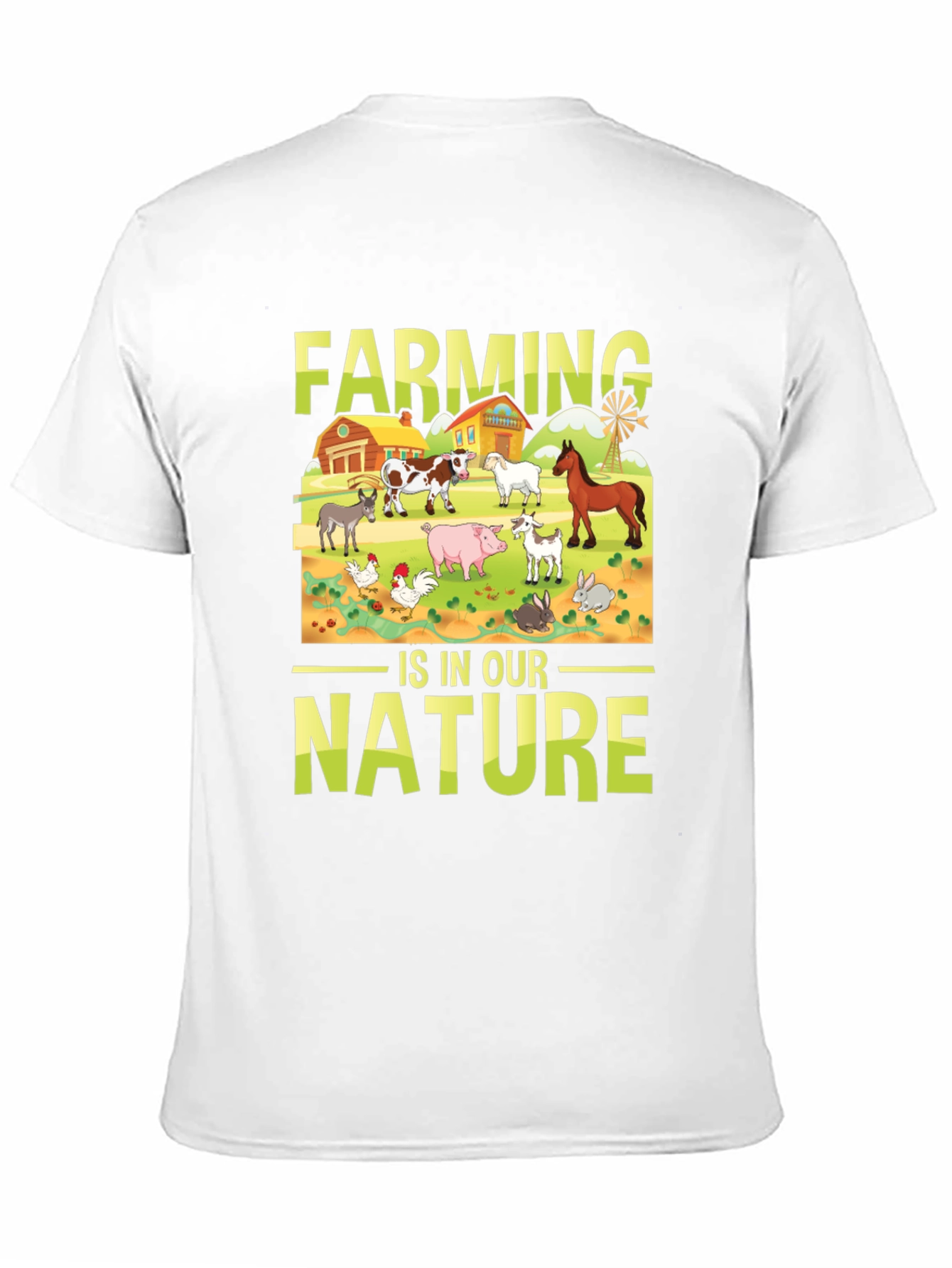 Farming is in Our Nature Graphic T-Shirt