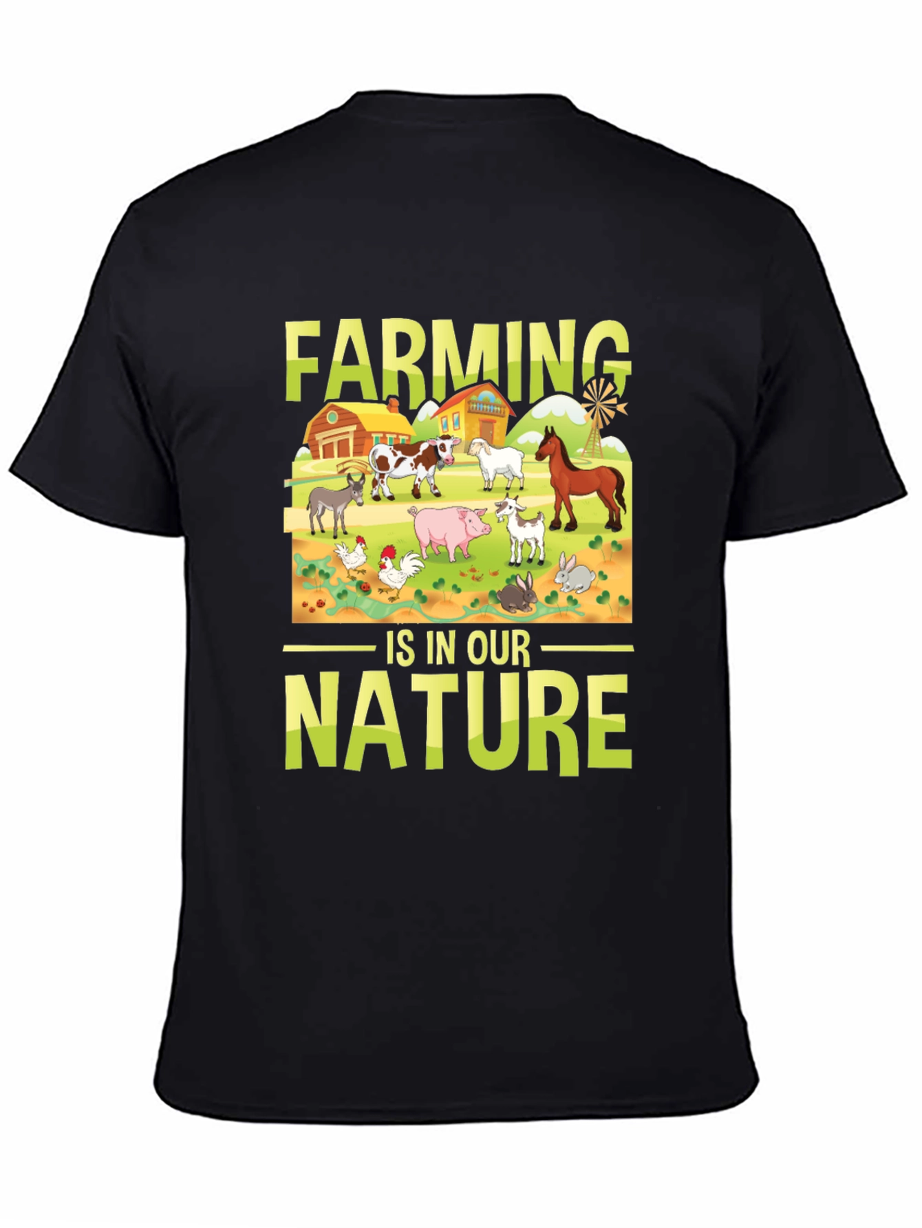 Farming is in Our Nature Graphic T-Shirt