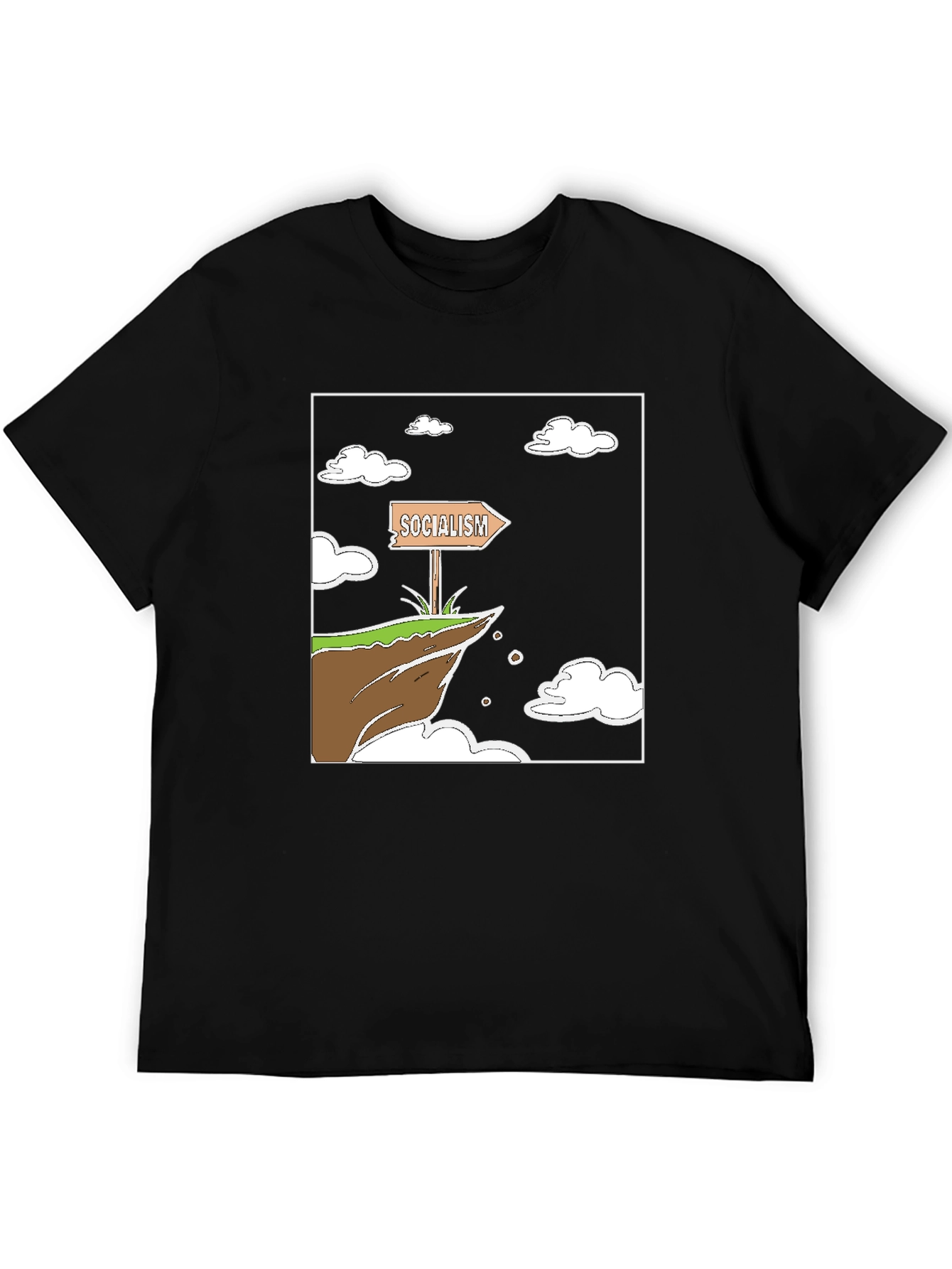 Socialism Cliff Edge Graphic Tee