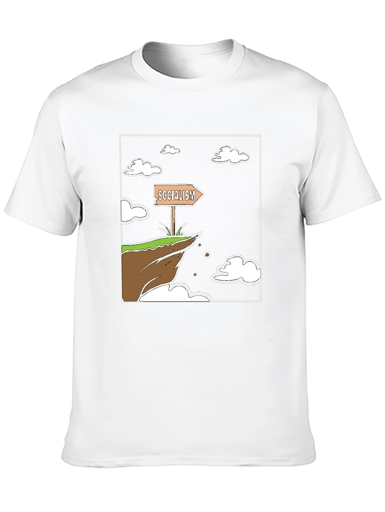 Socialism Cliff Edge Graphic Tee