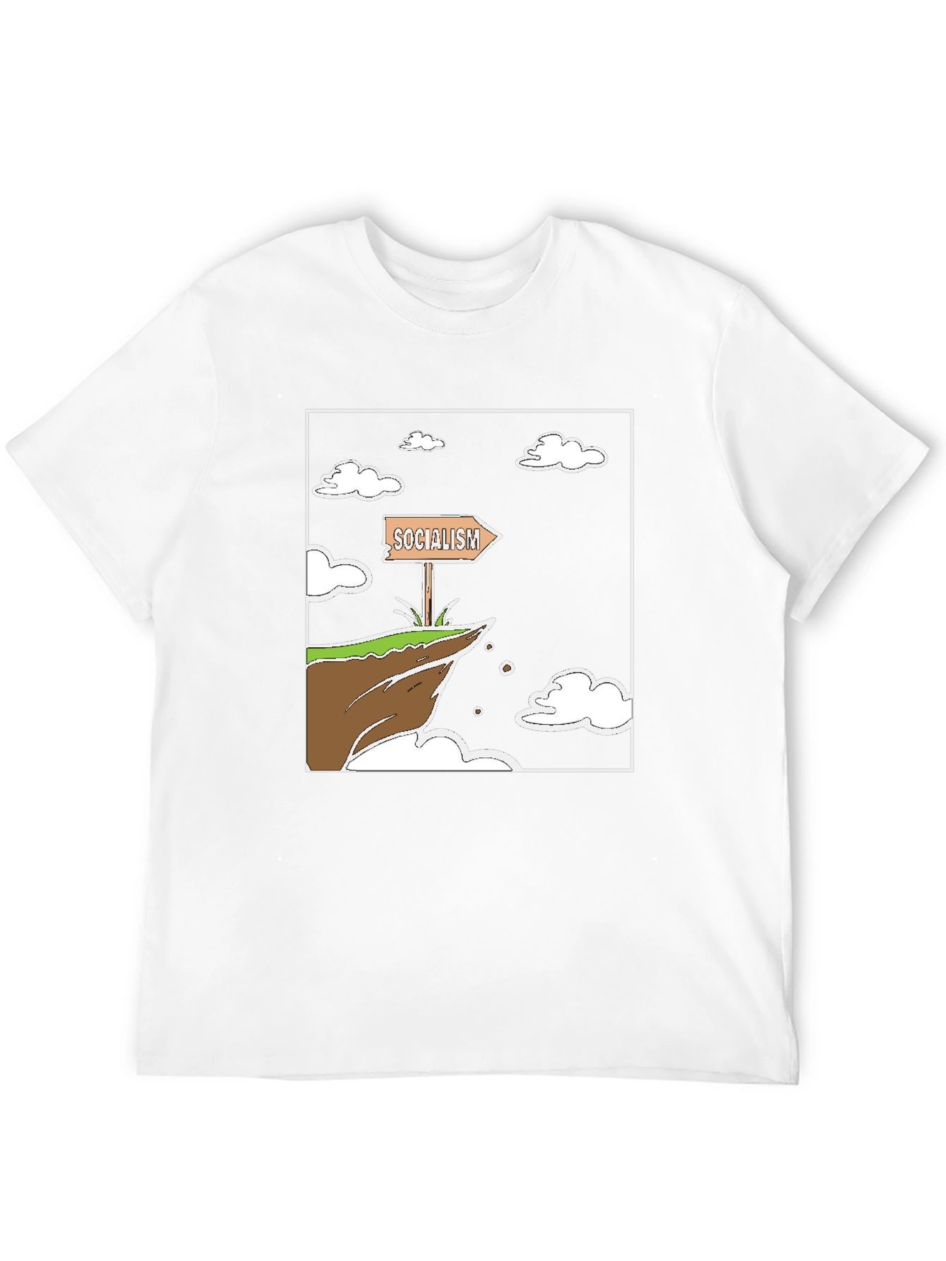 Socialism Cliff Edge Graphic Tee