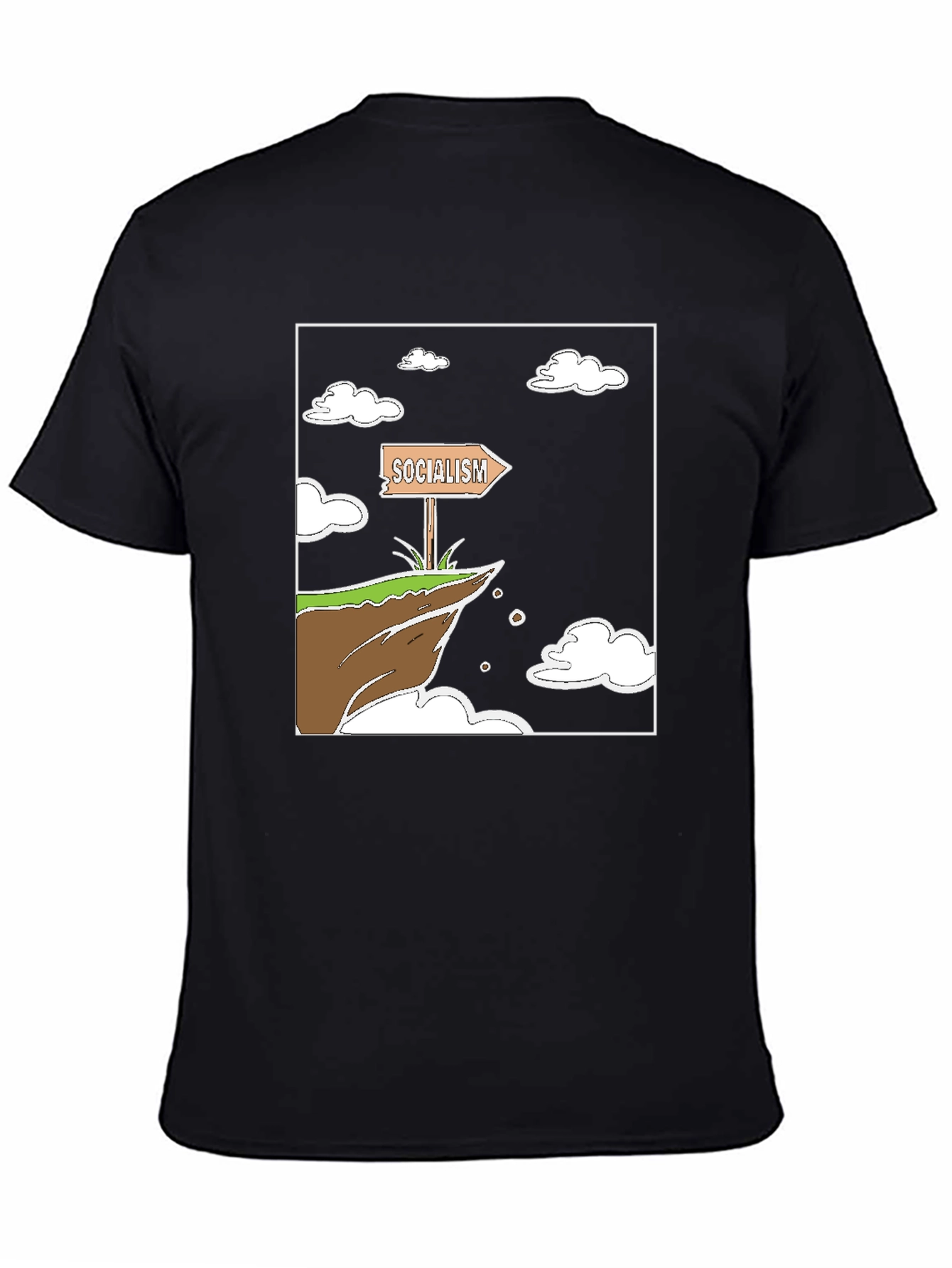 Socialism Cliff Edge Graphic Tee