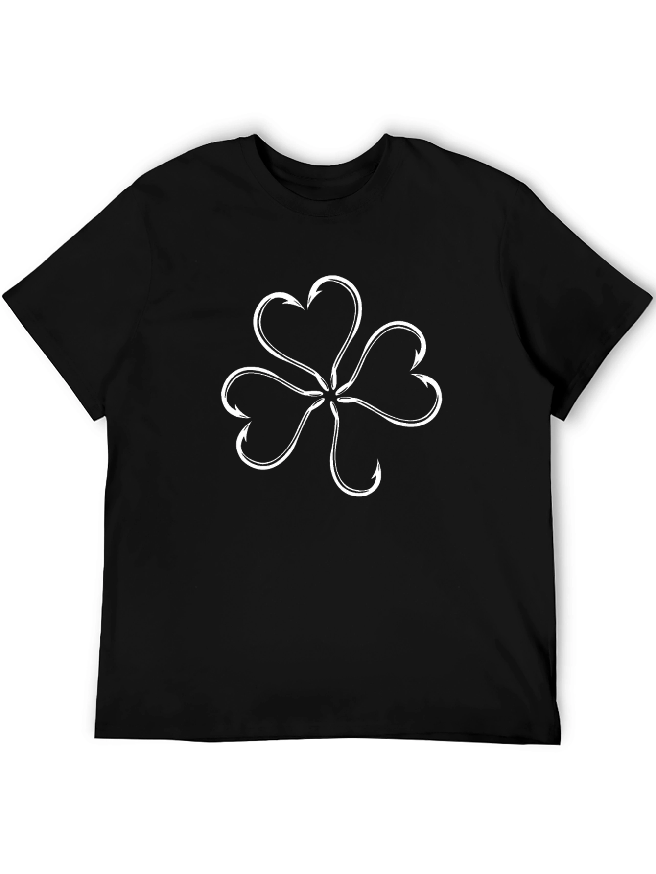 Lucky Fishing Hook Clover T-Shirt