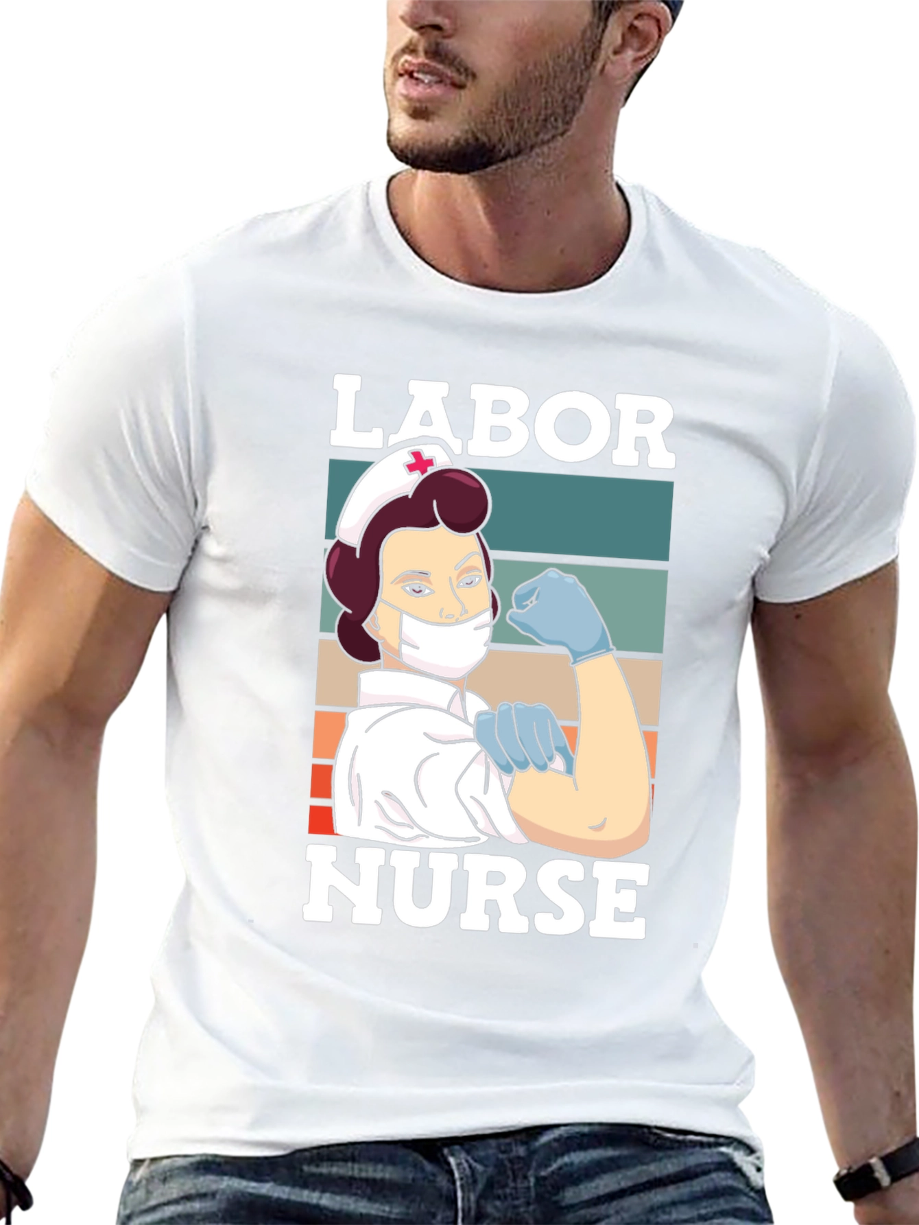 Labor Nurse T-Shirt - Retro Graphic Tee