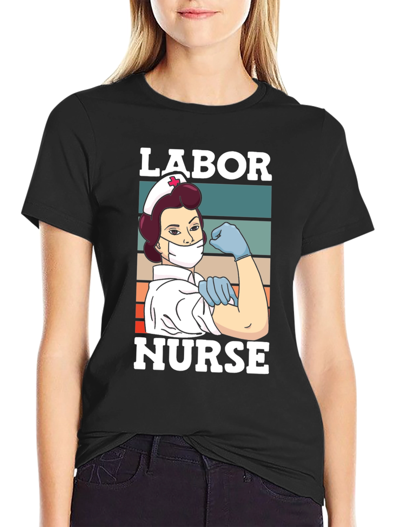 Labor Nurse T-Shirt - Retro Graphic Tee