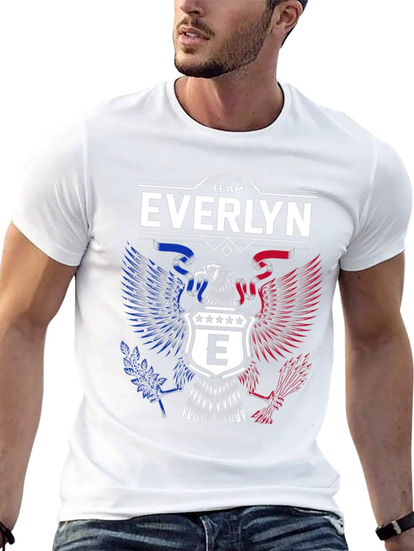 Team Everlyn Eagle Patriotic T-Shirt