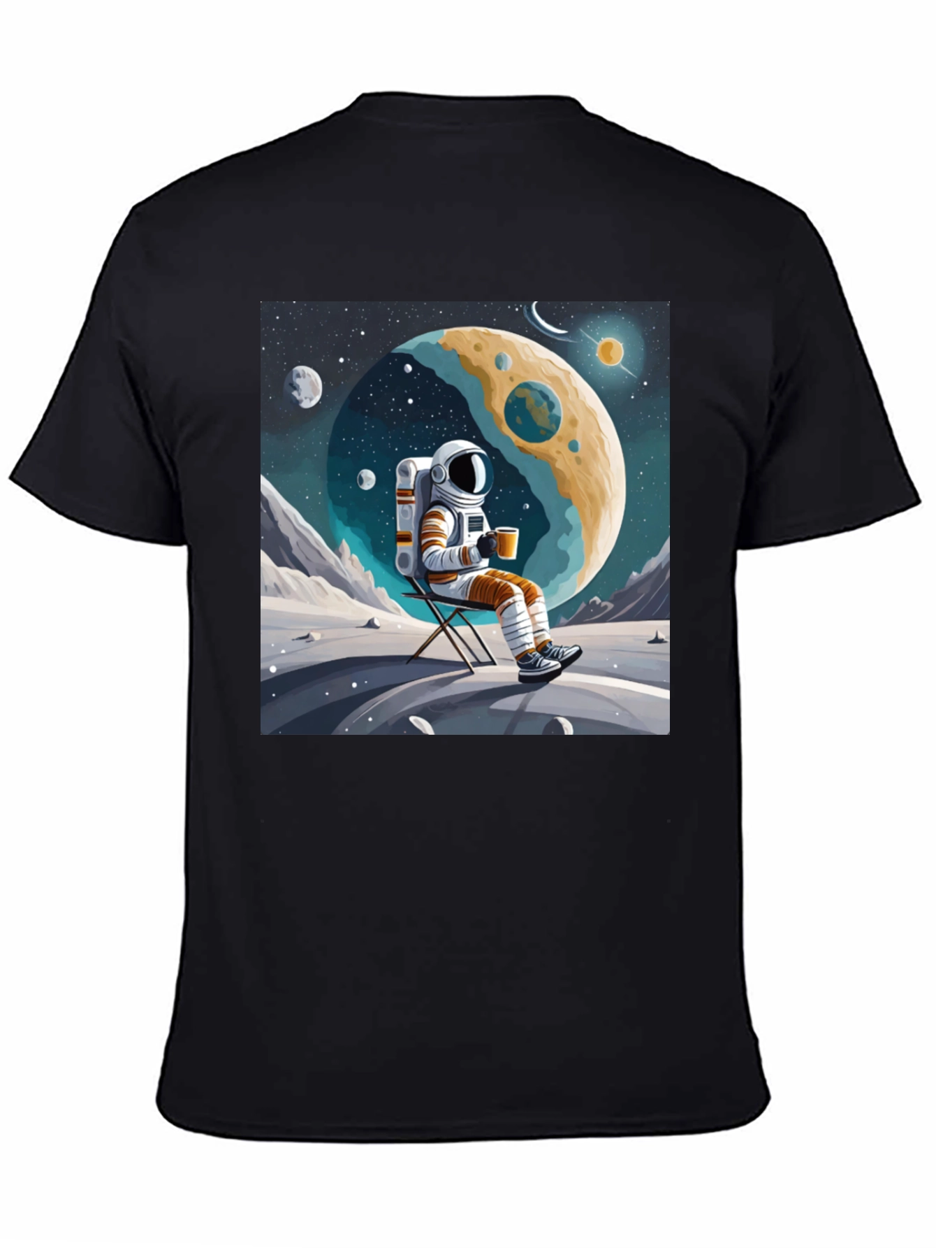 Astronaut Coffee Break Graphic Tee