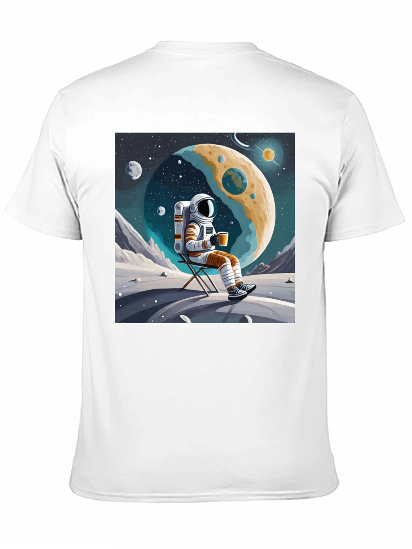 Astronaut Coffee Break Graphic Tee