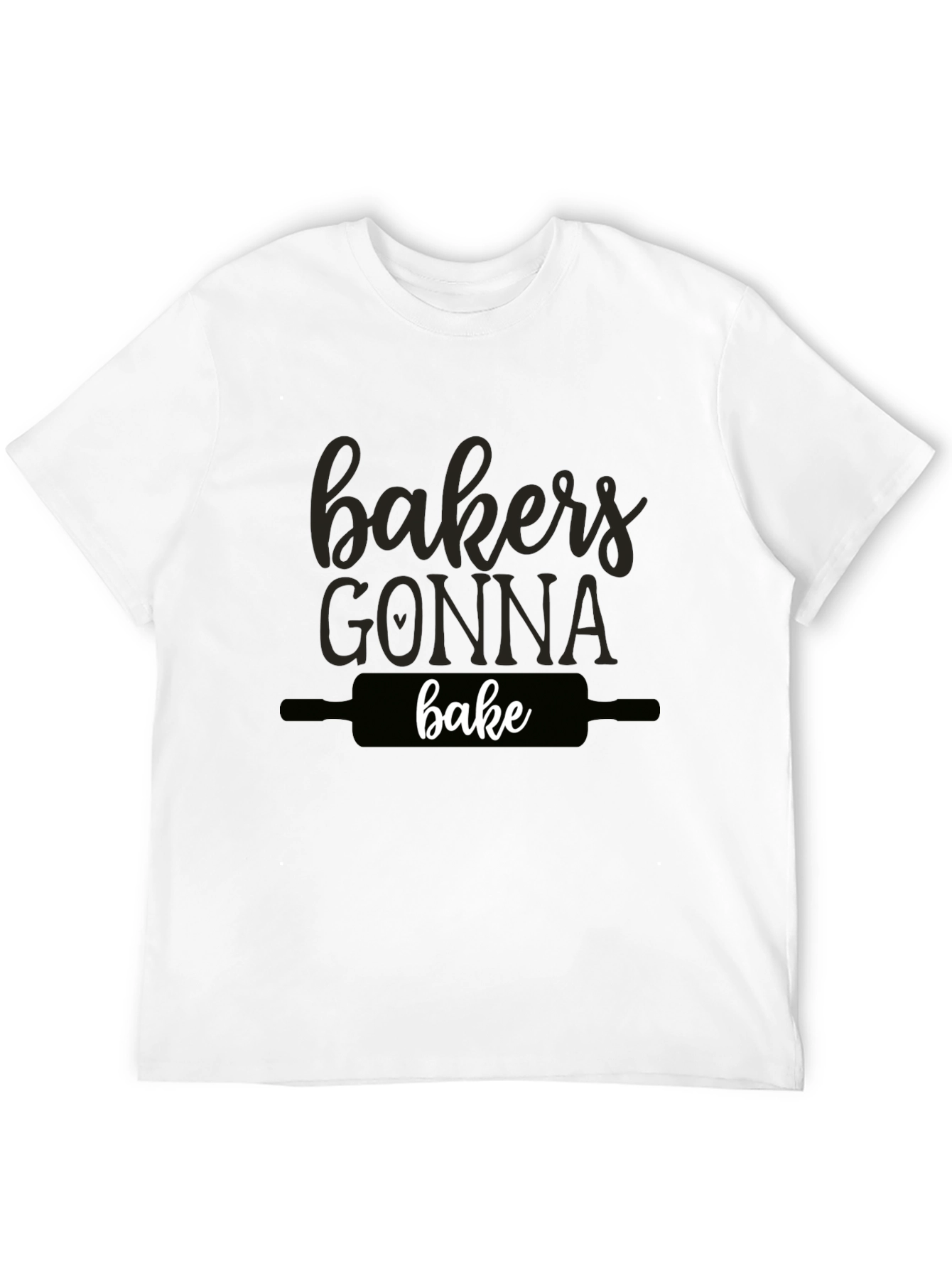 Bakers Gonna Bake Black Graphic Tee Shirt
