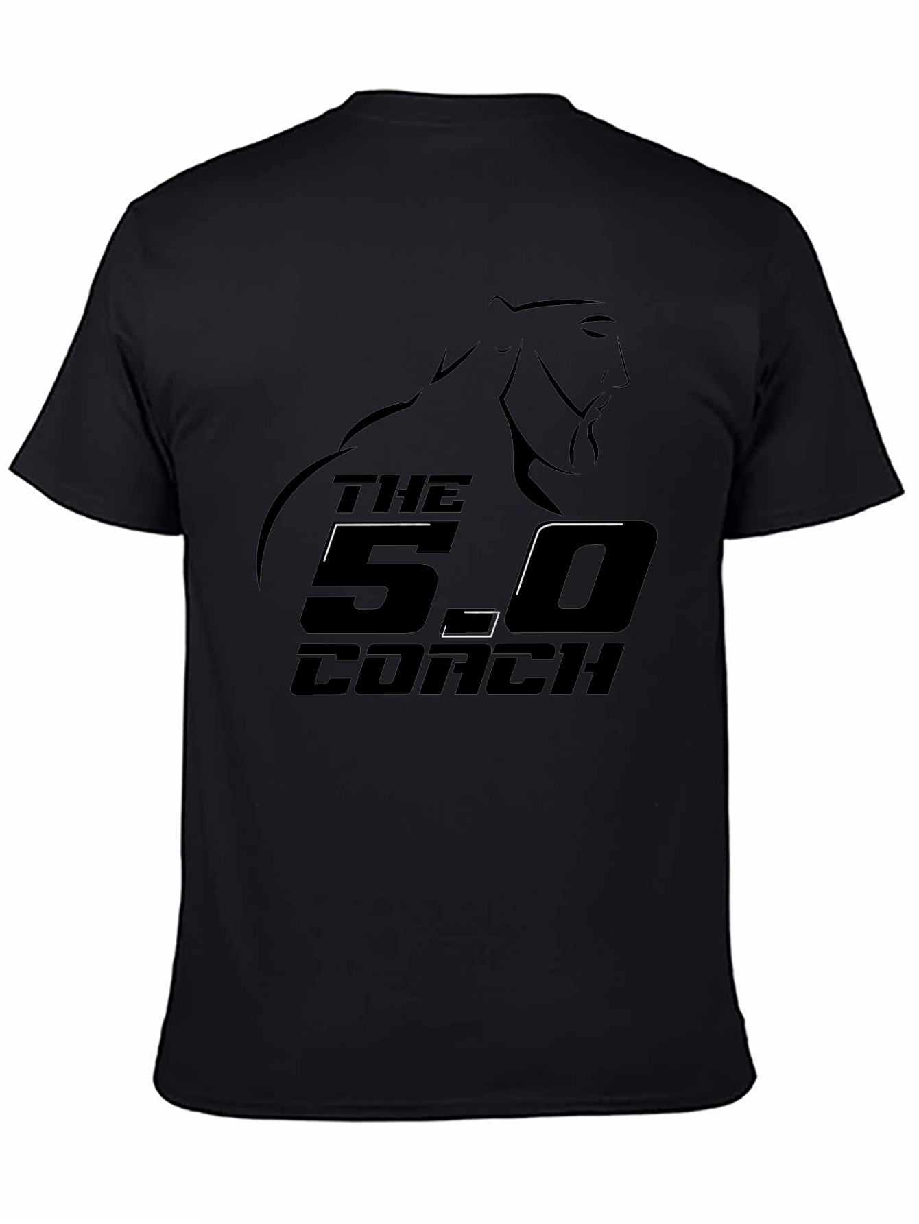 The 5.0 Coach Black Graphic Tee