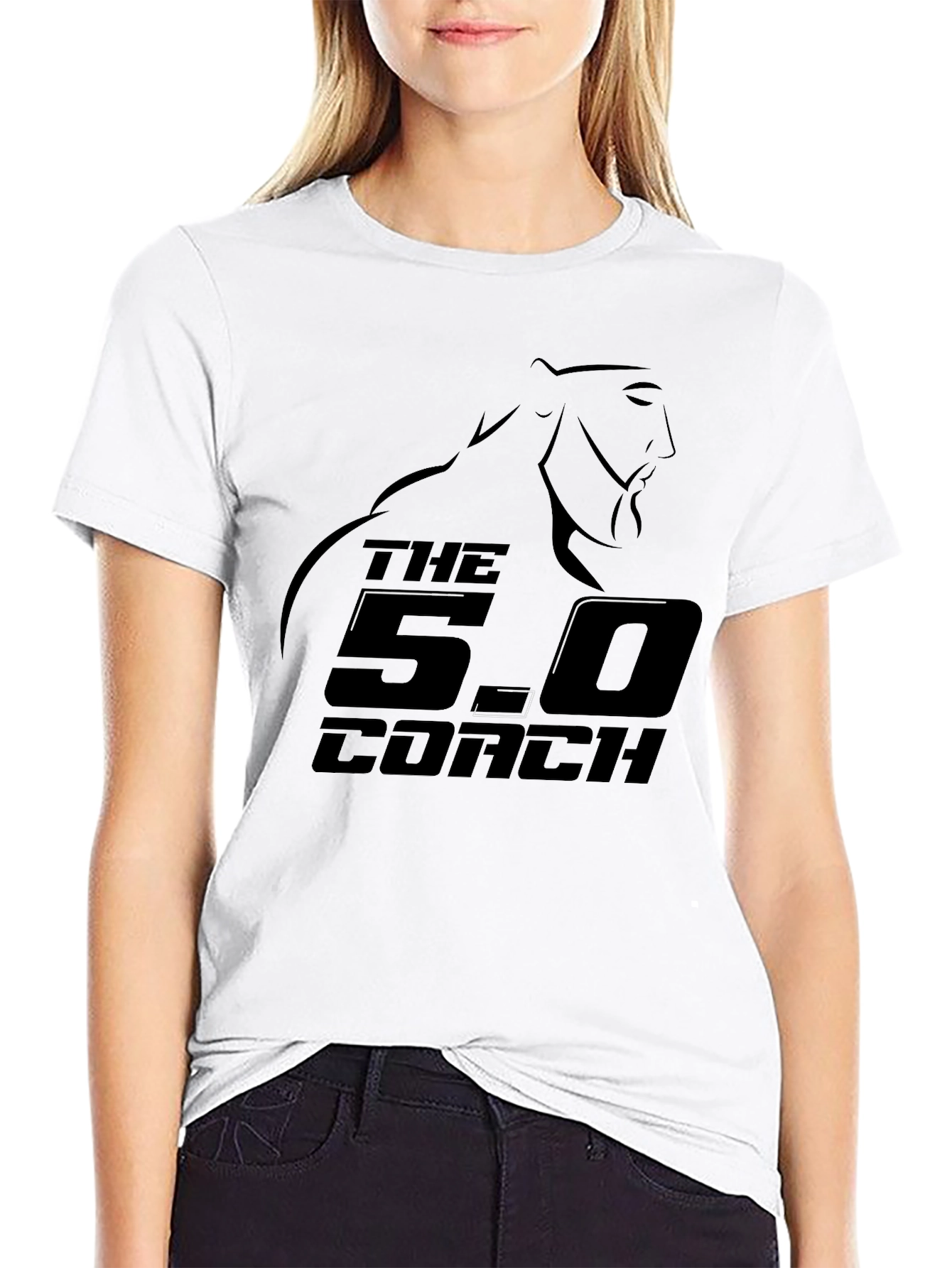 The 5.0 Coach Black Graphic Tee