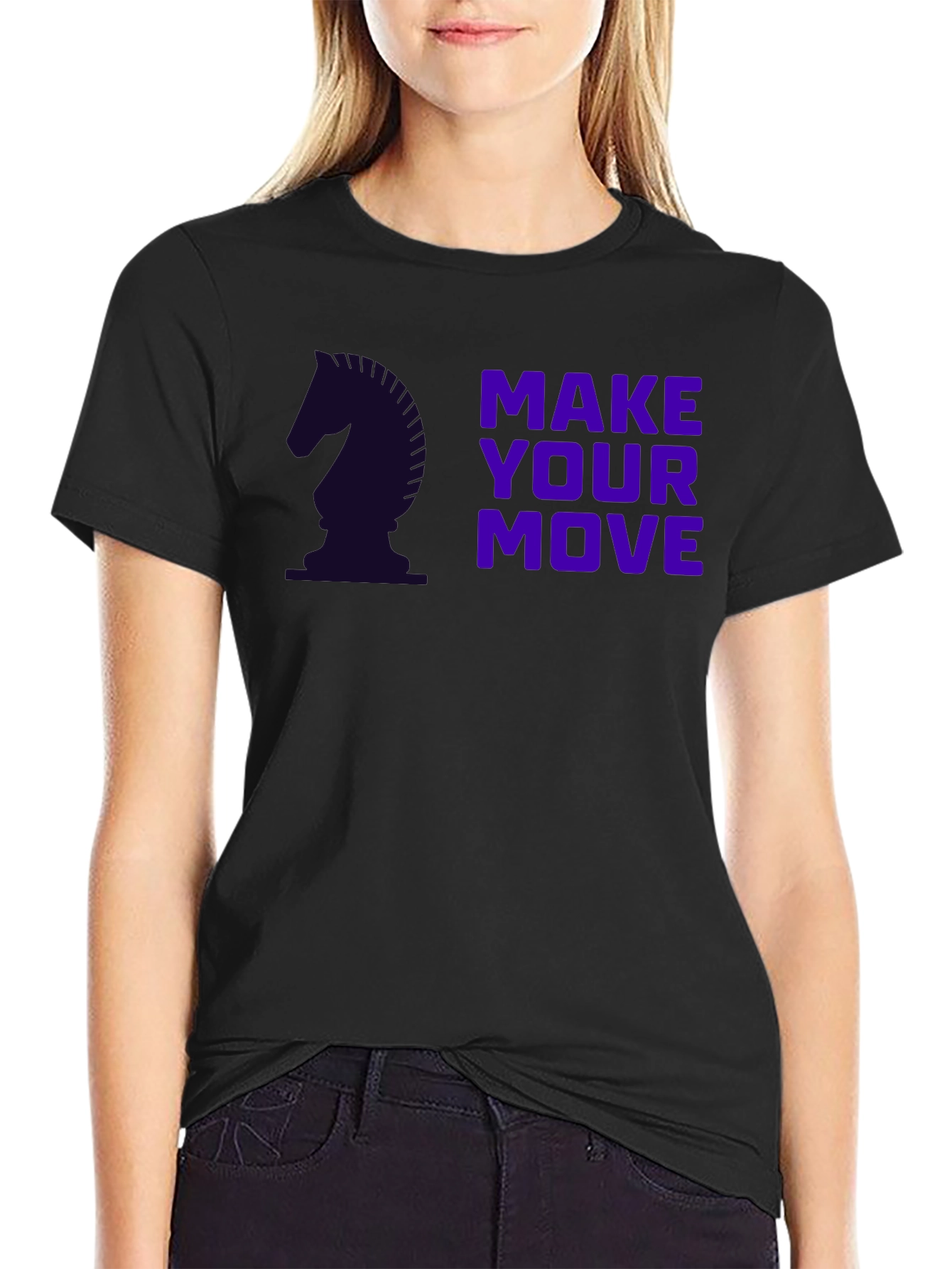 Make Your Move Chess Knight Graphic Tee