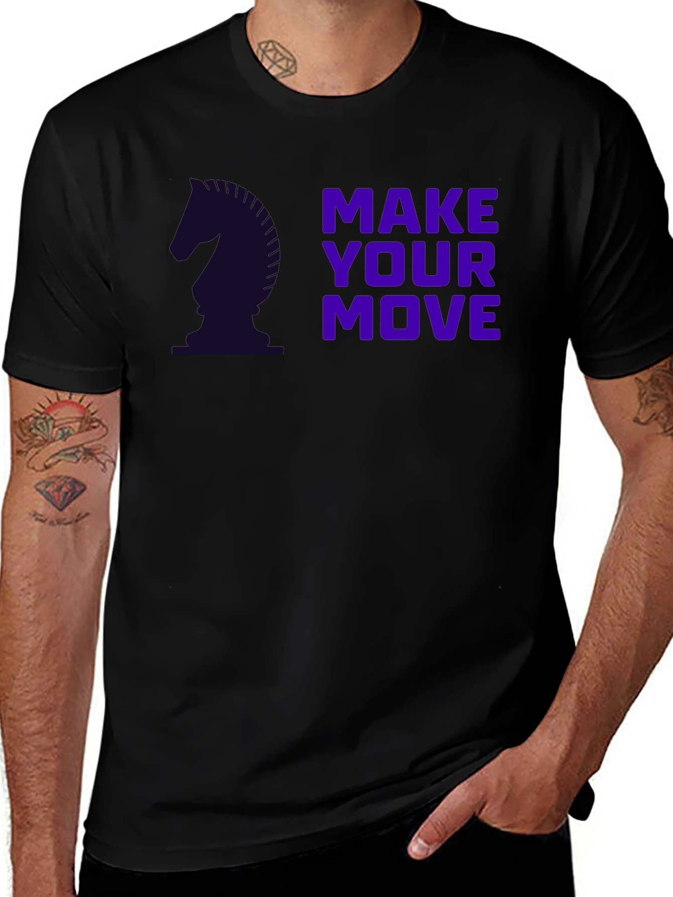 Make Your Move Chess Knight Graphic Tee