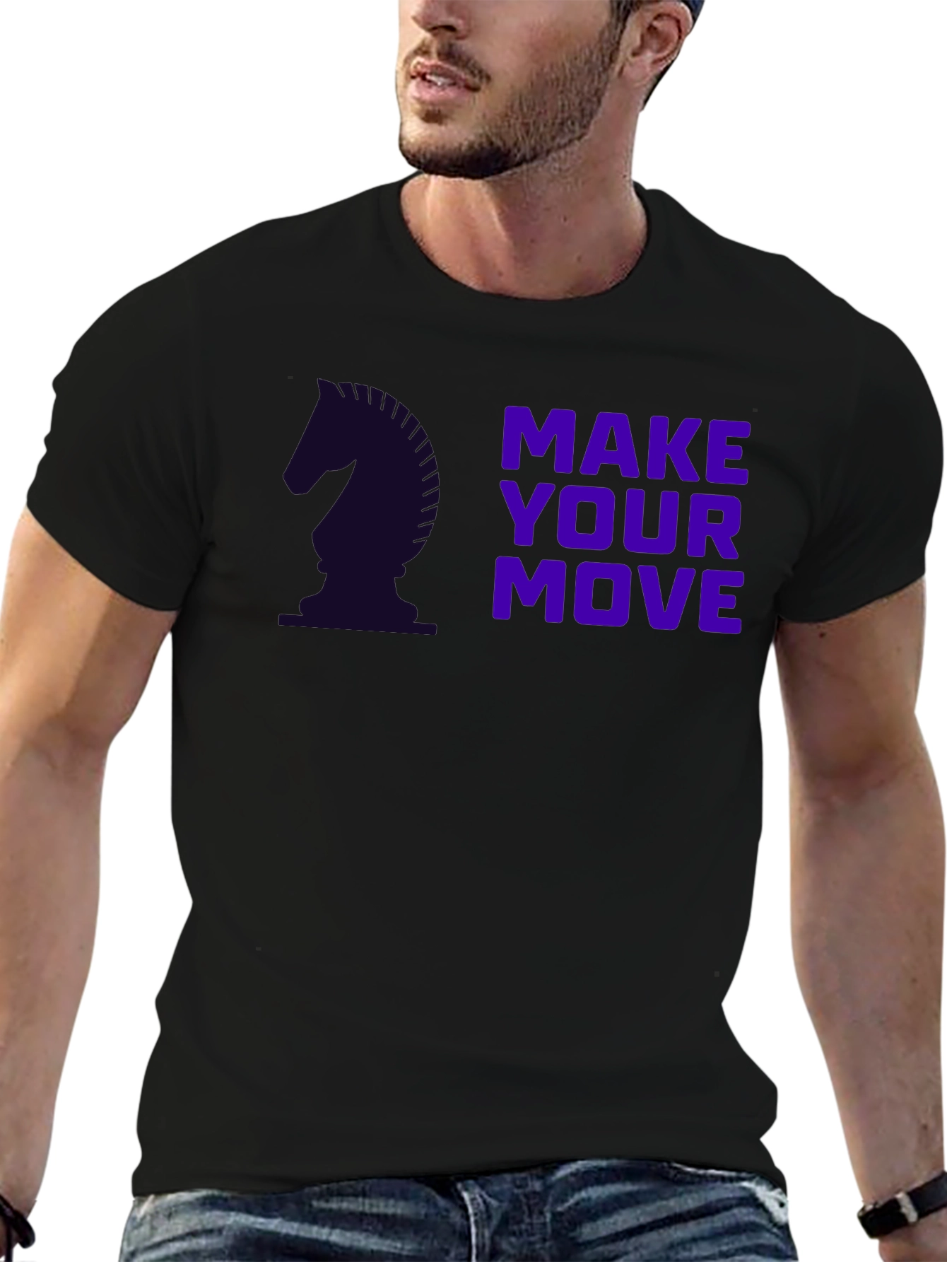 Make Your Move Chess Knight Graphic Tee