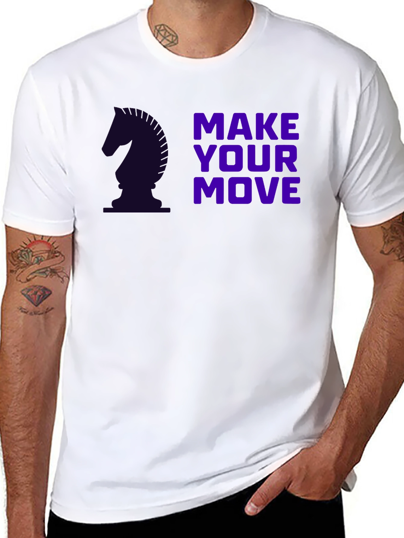 Make Your Move Chess Knight Graphic Tee